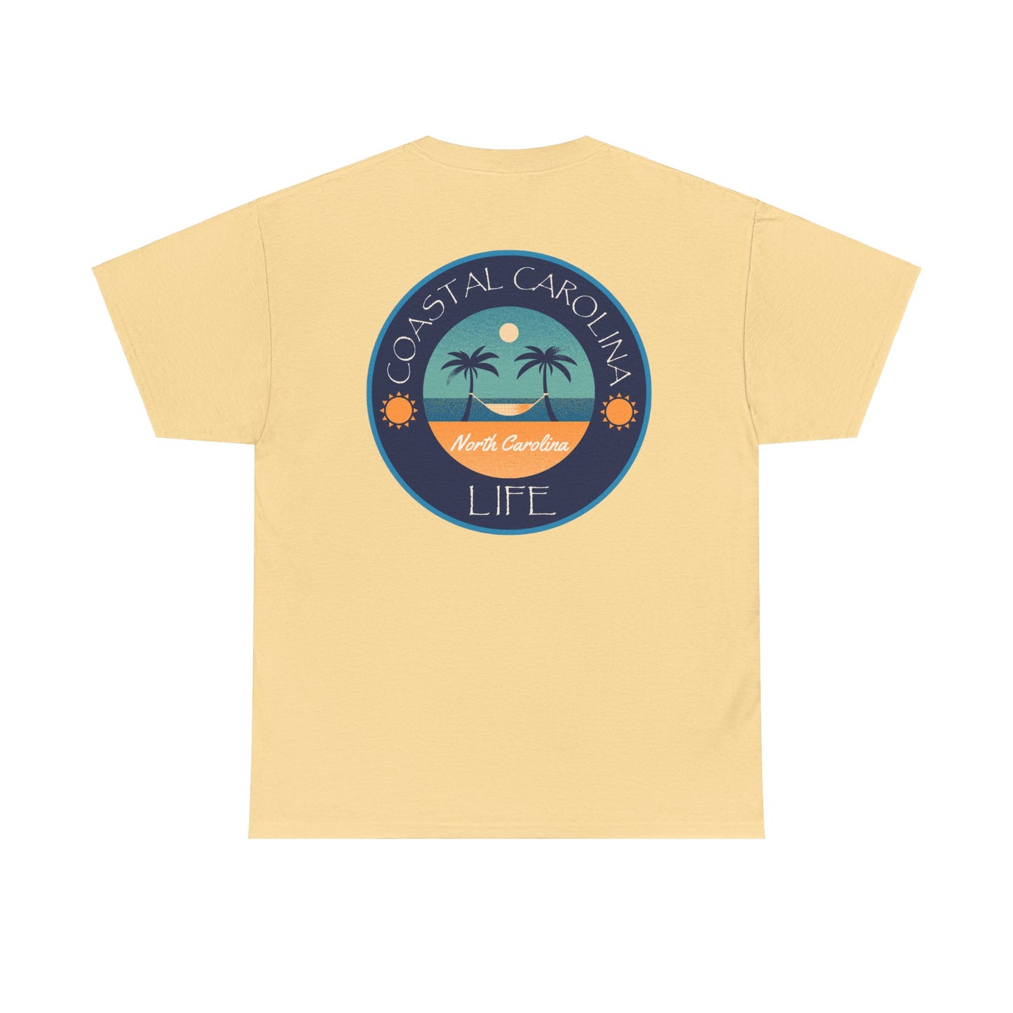 Men's Heavy Cotton T-Shirt - North Carolina