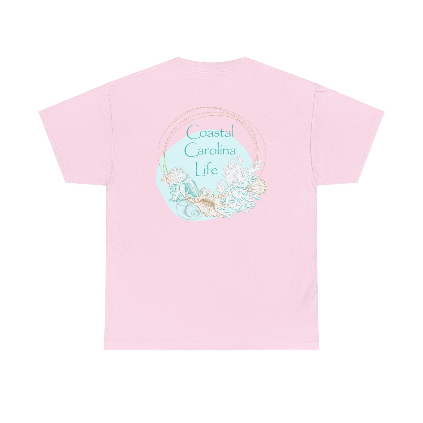Women's Heavy Cotton T-Shirt - Shells and Coral