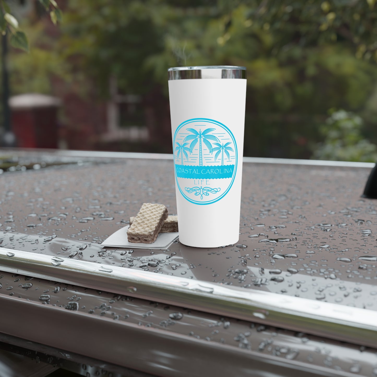 Palm Trees and Water Insulated Tumbler