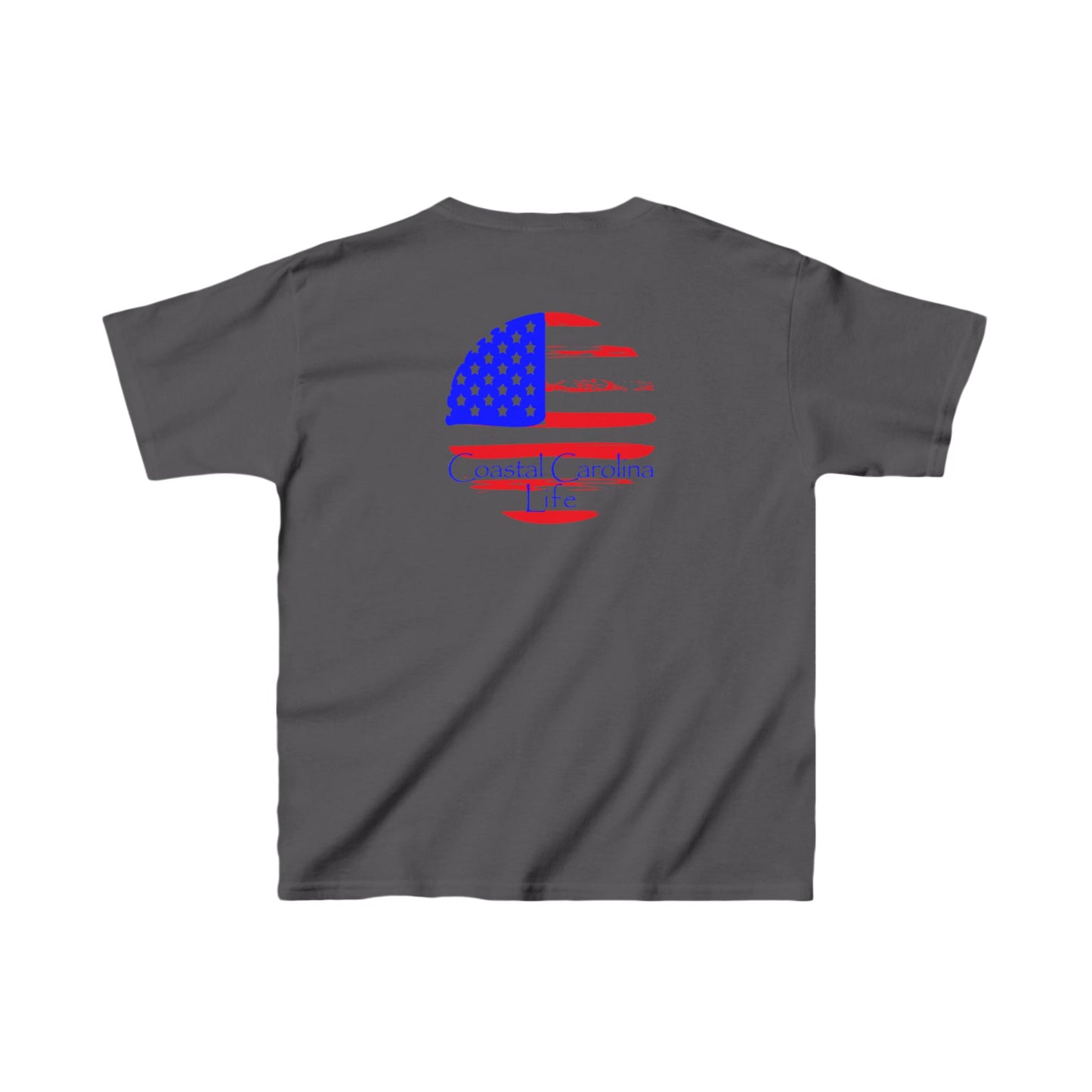 American Flag Kids Beach T-Shirt