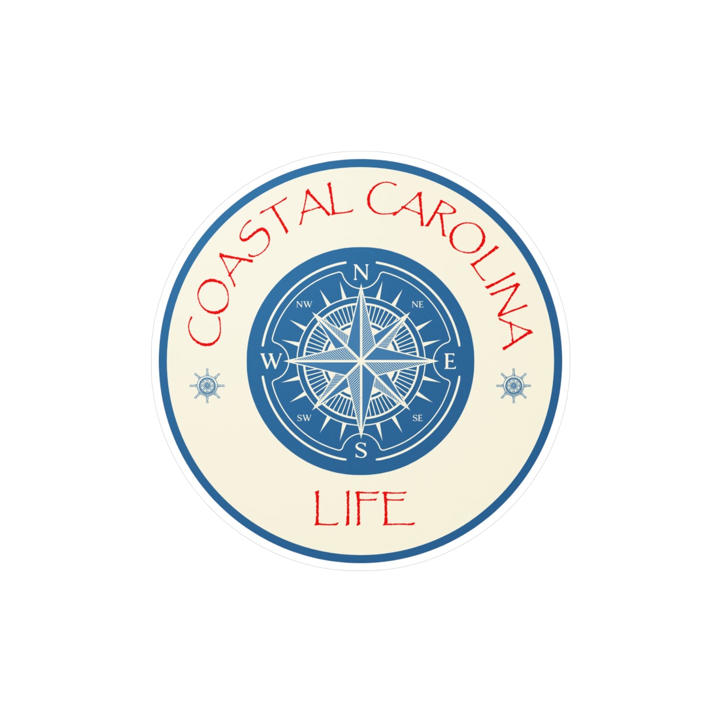 Compass Coastal Auto Decal