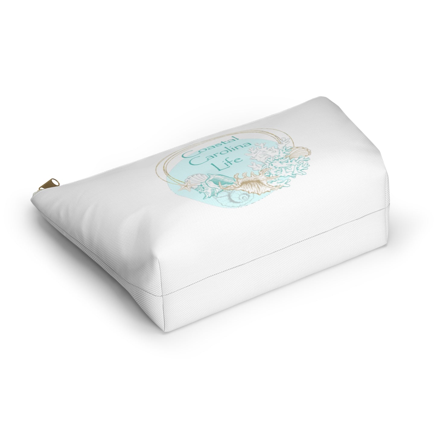 Seashells and Coral Travel Accessory Pouch
