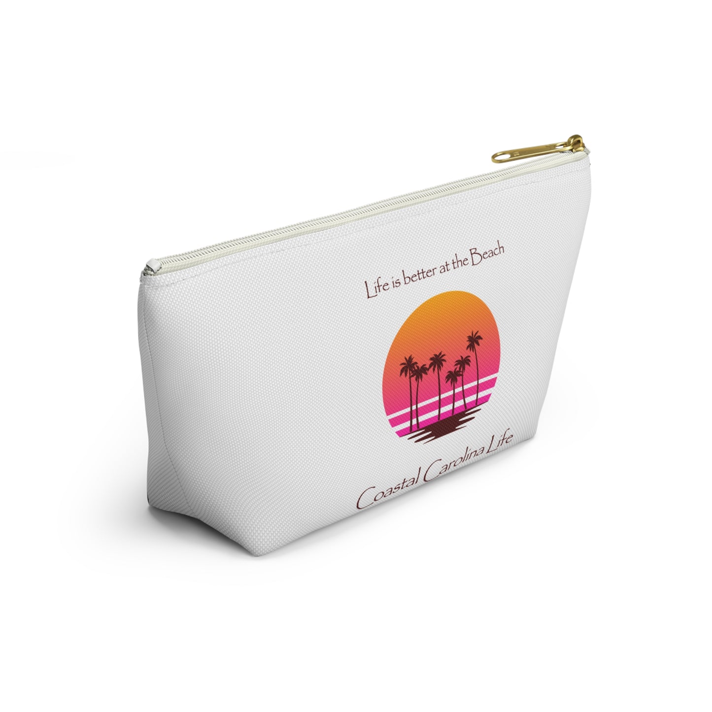 Life is better at the Beach Travel Accessory Pouch