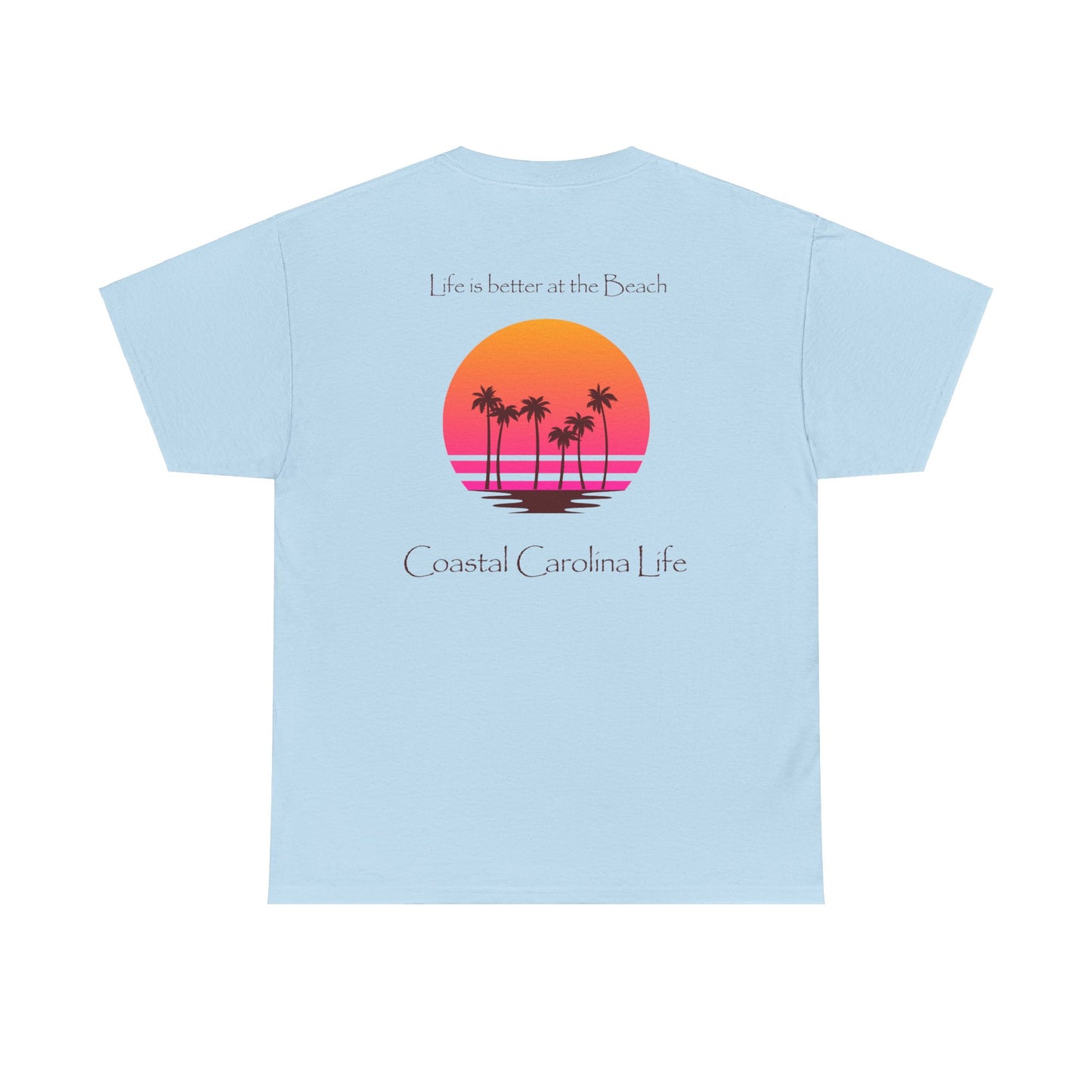 Women's Heavy Cotton T-Shirt - Life is better at the Beach