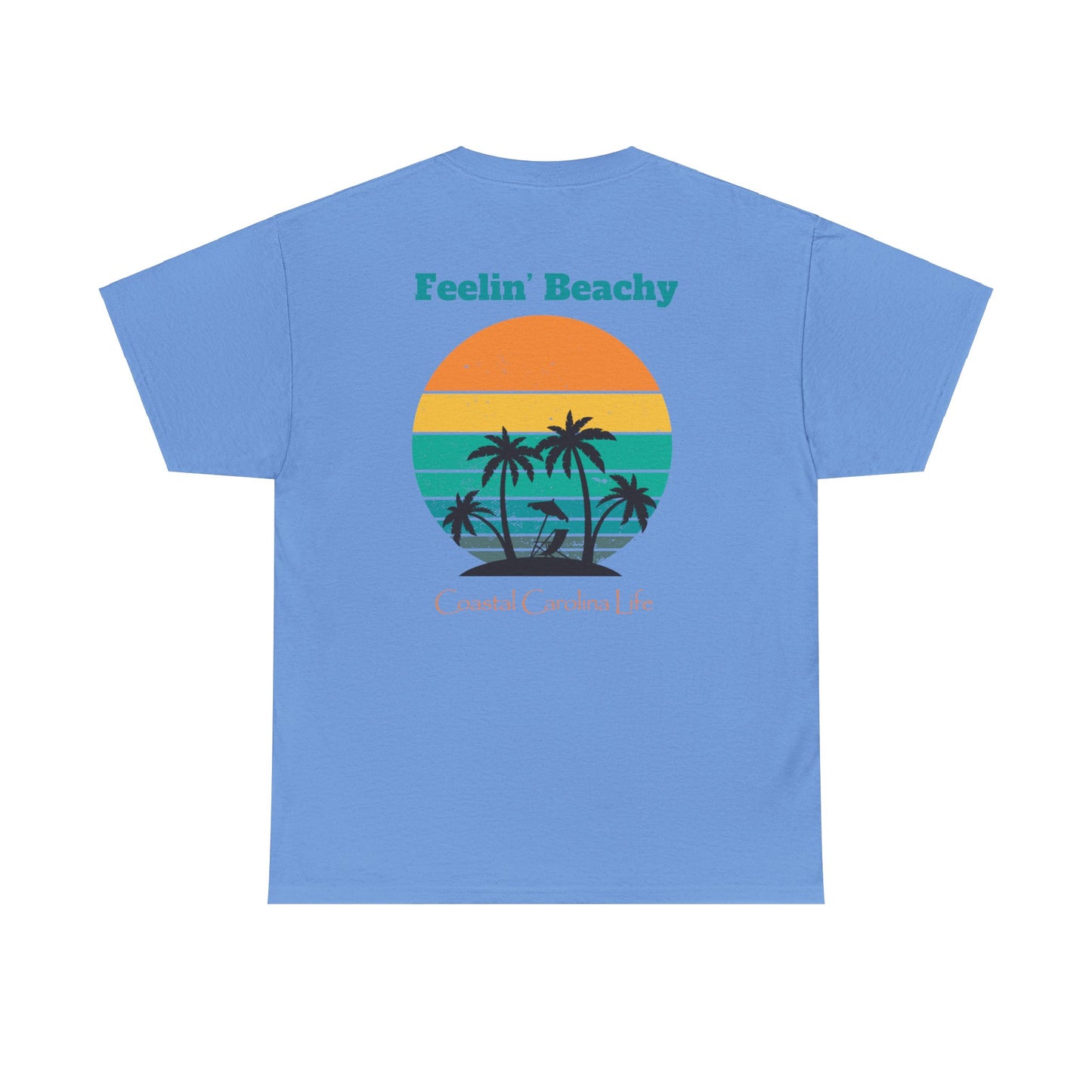 Women's Heavy Cotton T-Shirt - Feelin' Beachy