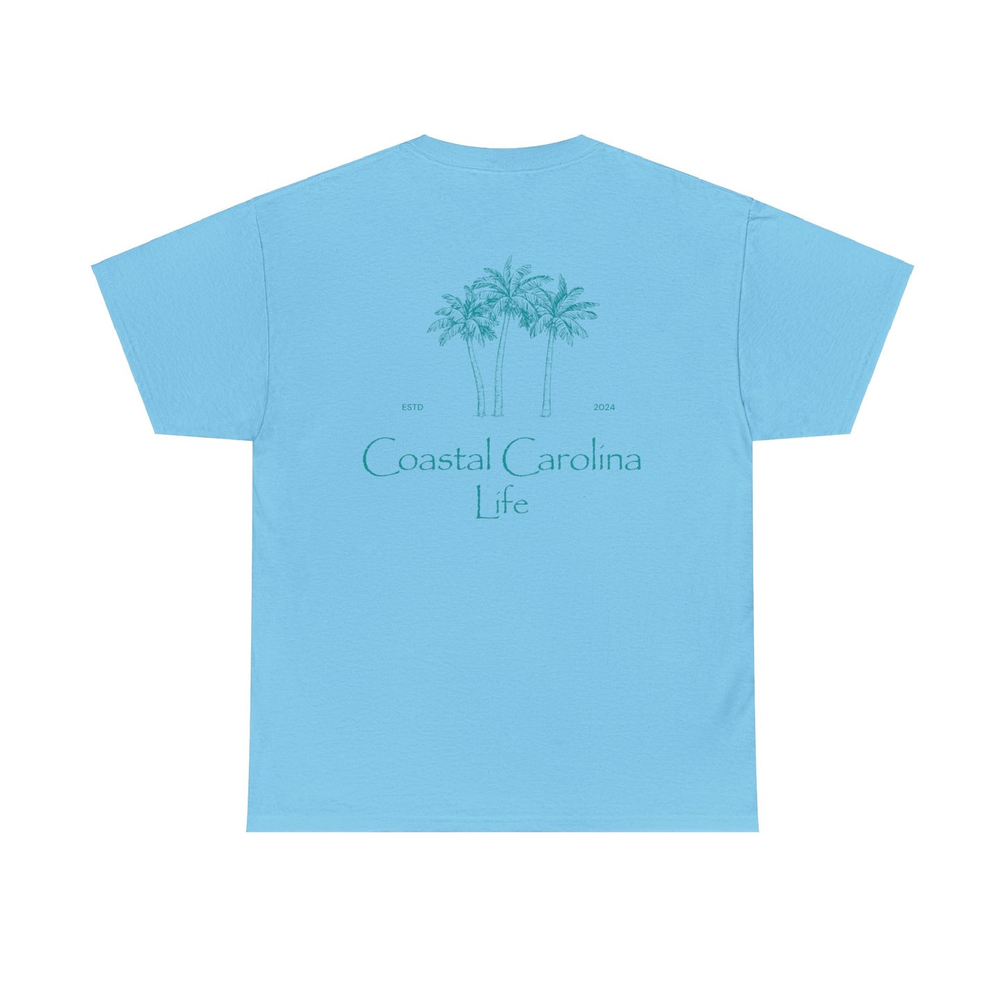 Women's Heavy Cotton T-Shirt - Palm Trees
