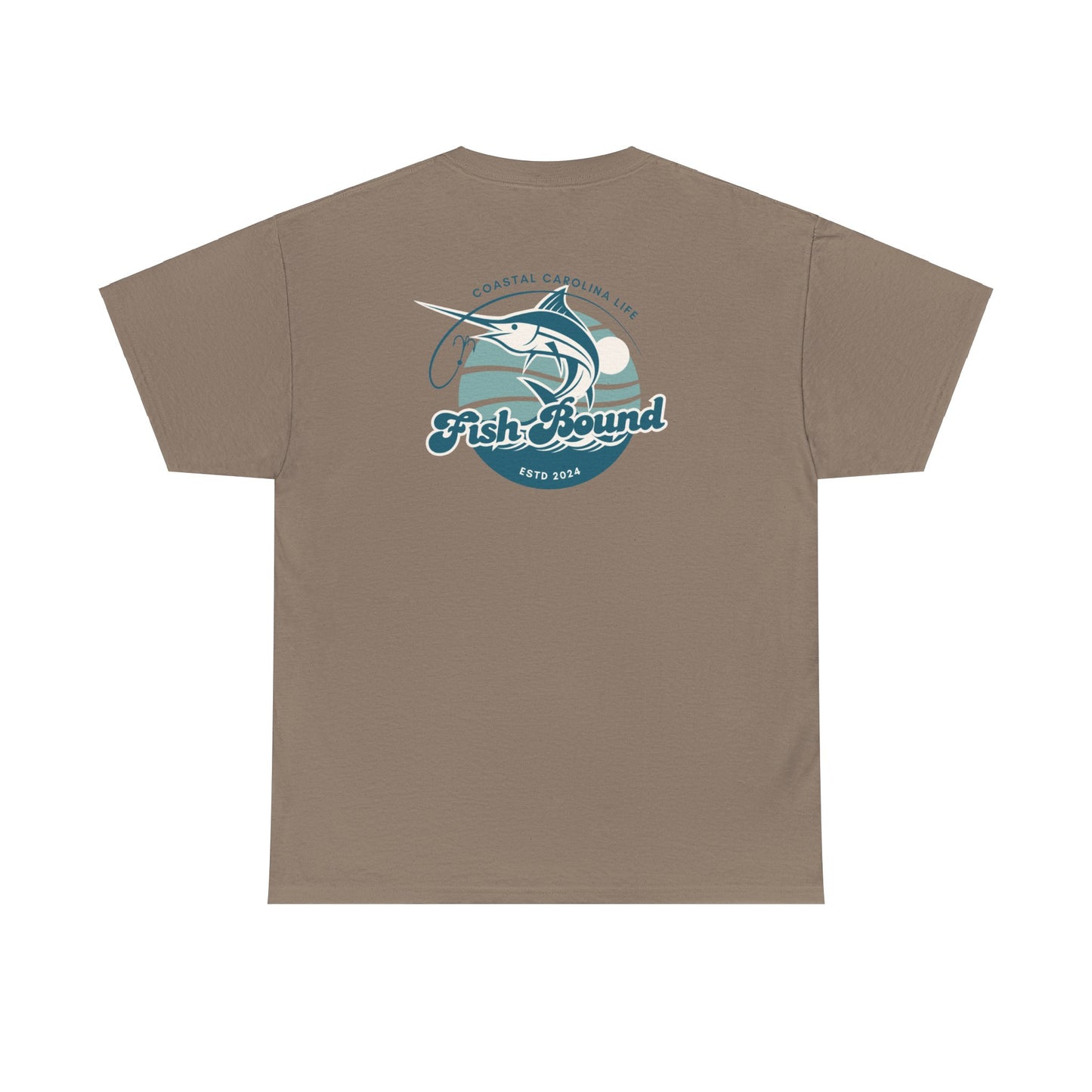 Men's Heavy Cotton T-Shirt - Fish Bound