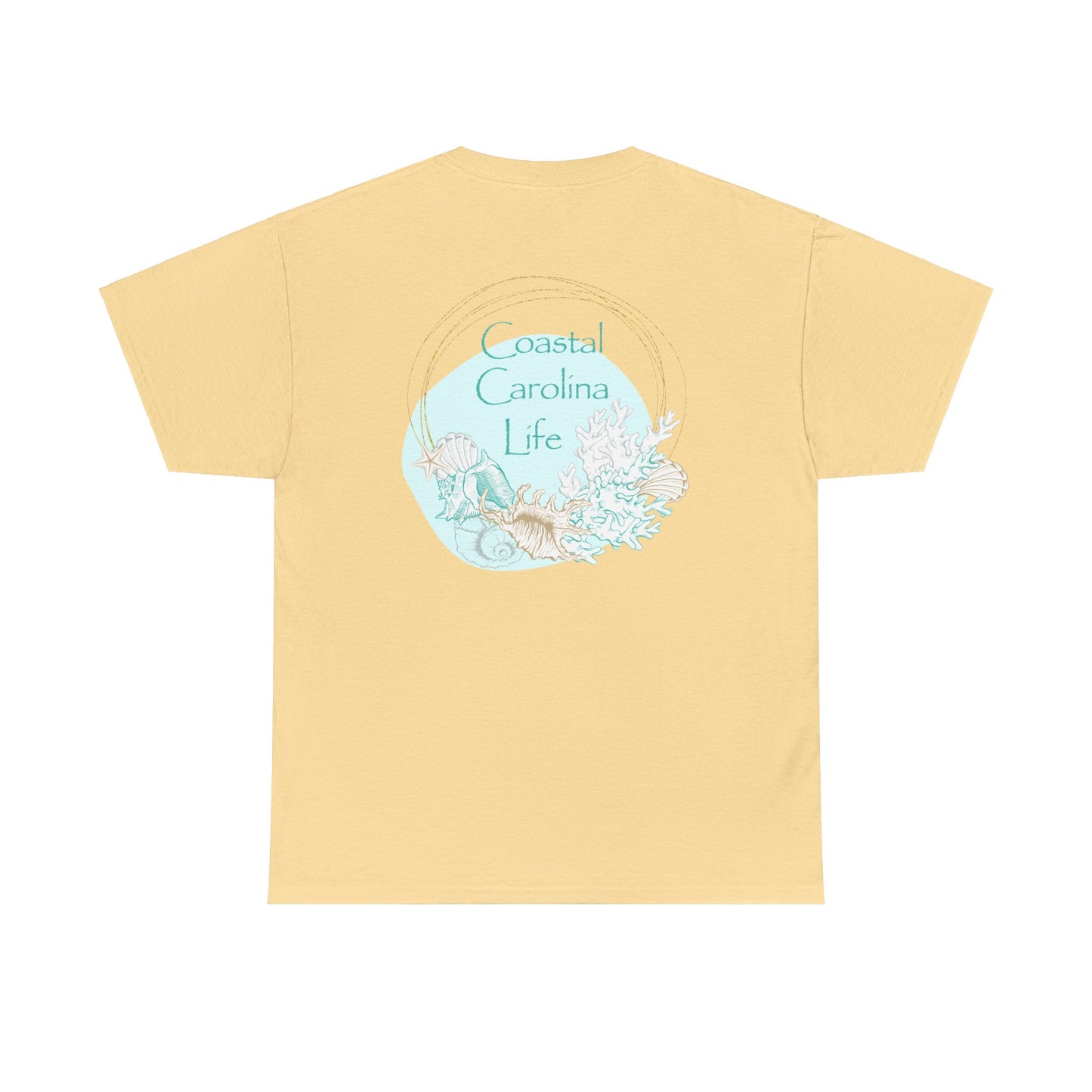 Women's Heavy Cotton T-Shirt - Shells and Coral