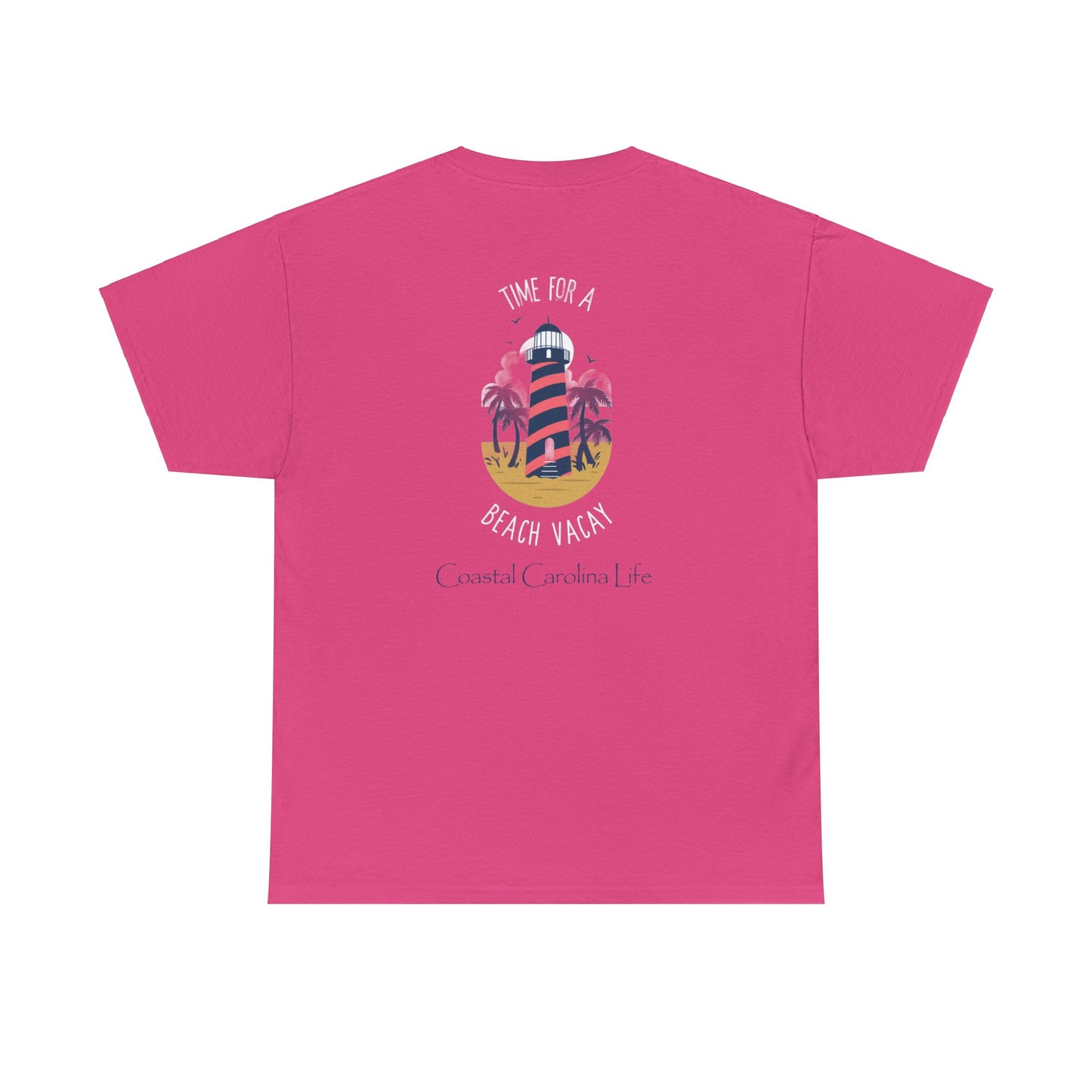 Women's Heavy Cotton T-Shirt - Time for a Beach Vacay