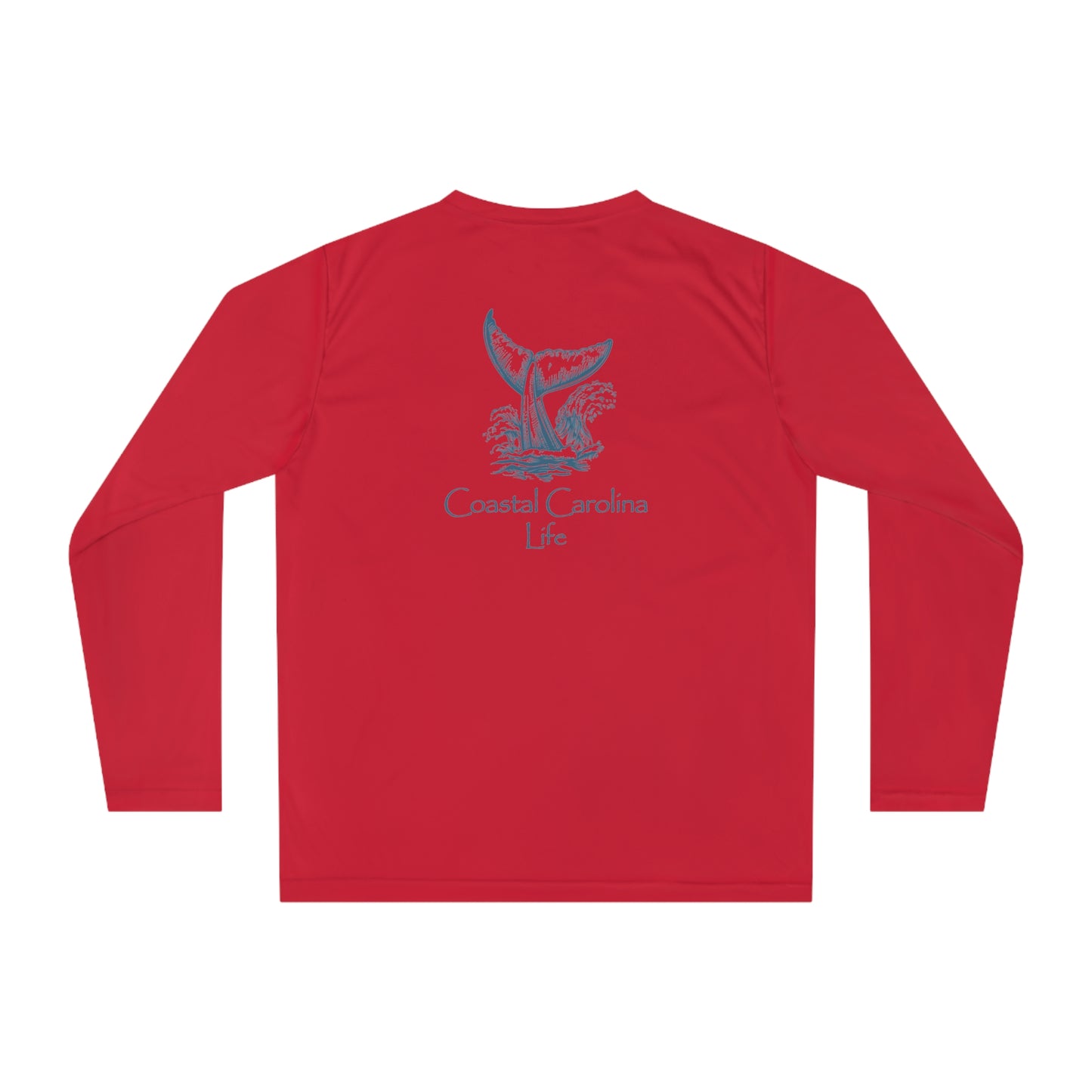 Women's Performance Long Sleeve Shirt - Whale Tail