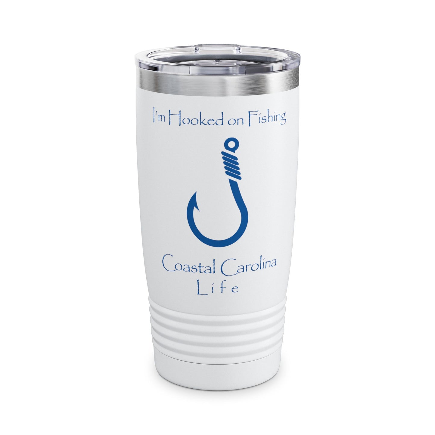 I'm Hooked on Fishing Ringneck Tumbler