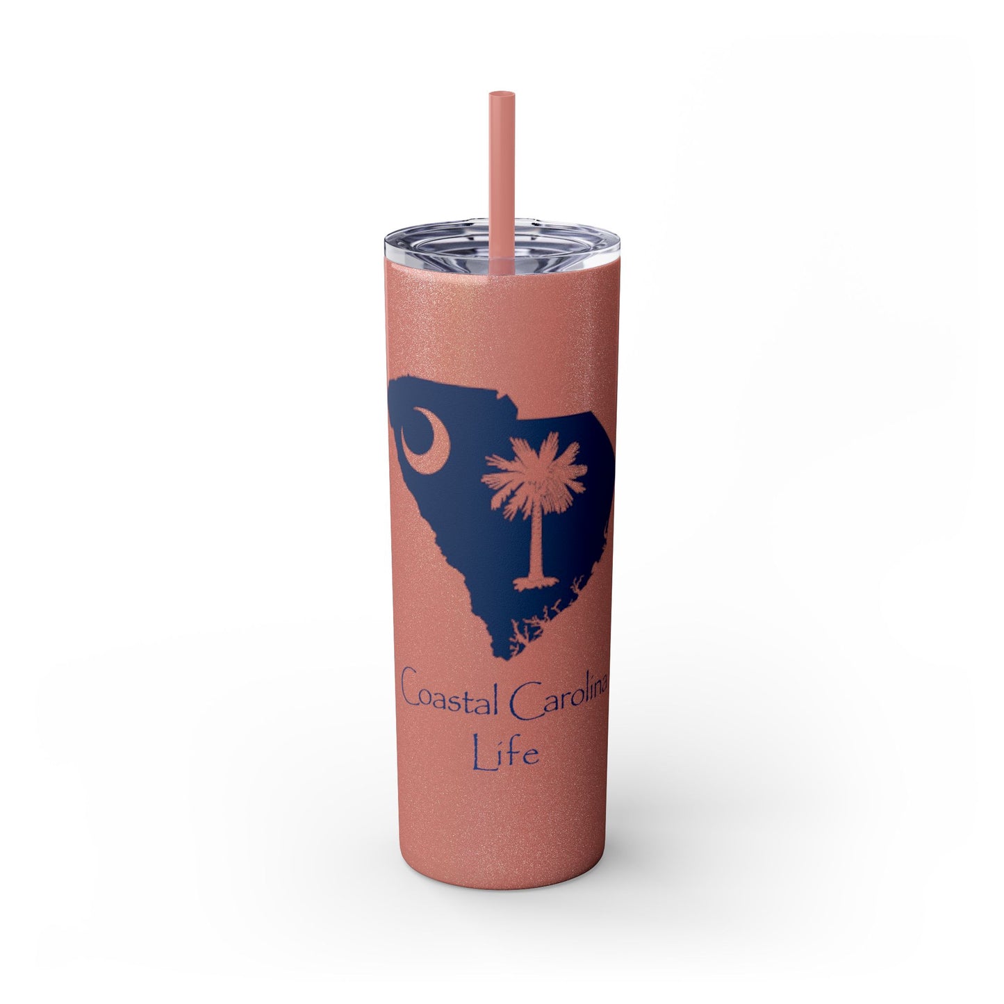 South Carolina Emblem Skinny Tumbler