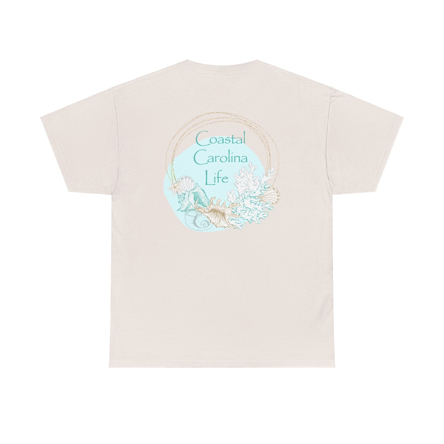 Women's Heavy Cotton T-Shirt - Shells and Coral