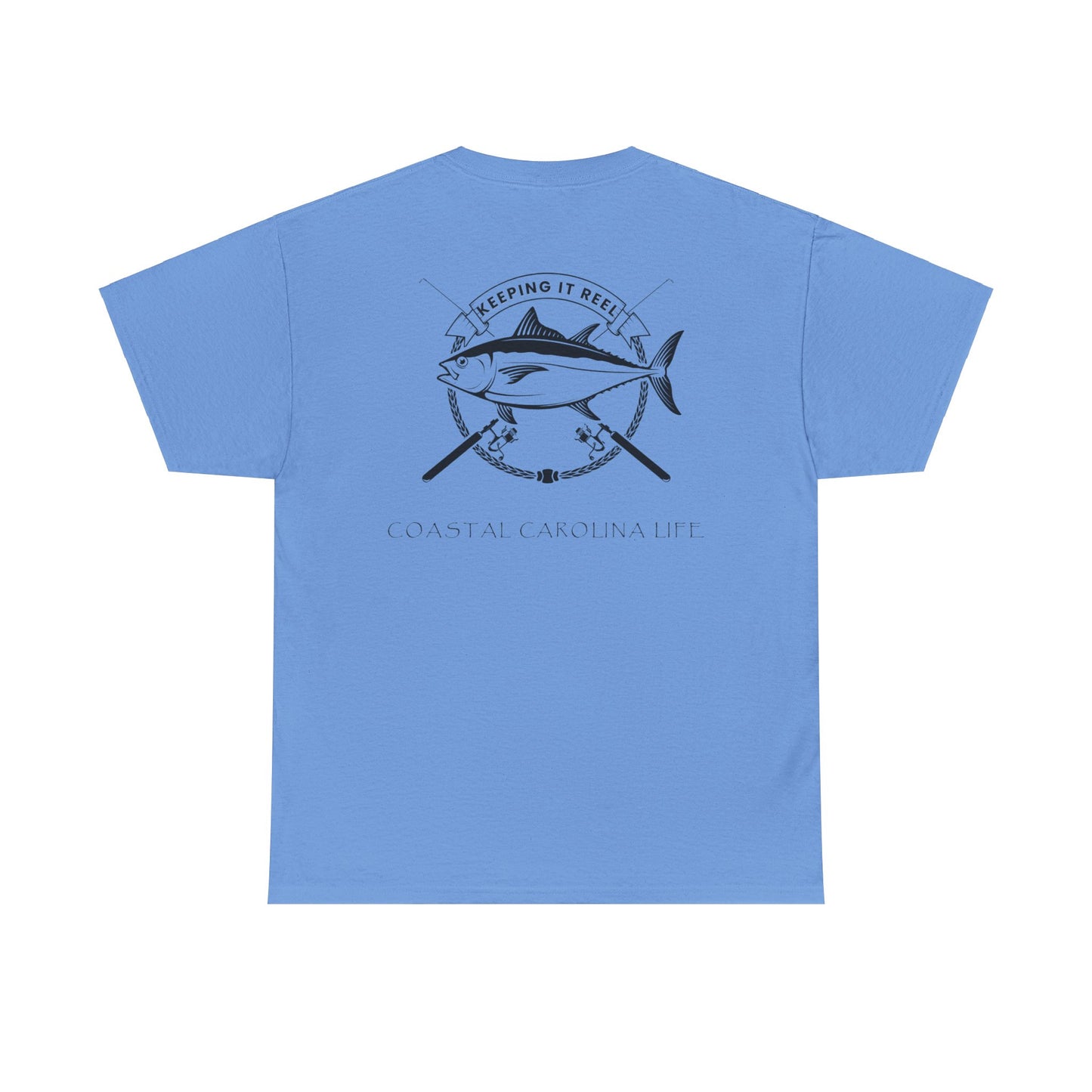 Men's Heavy Cotton T-Shirt - Keeping it Reel