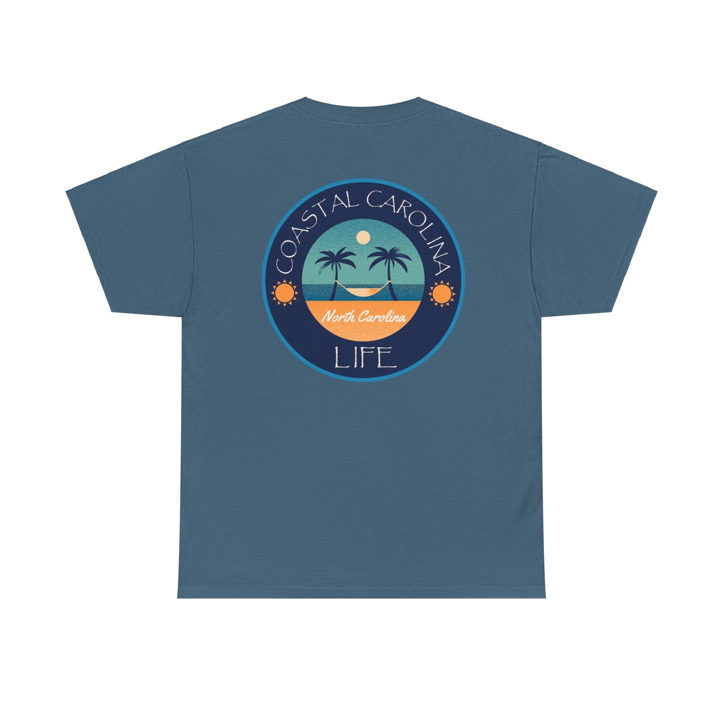 Men's Heavy Cotton T-Shirt - North Carolina