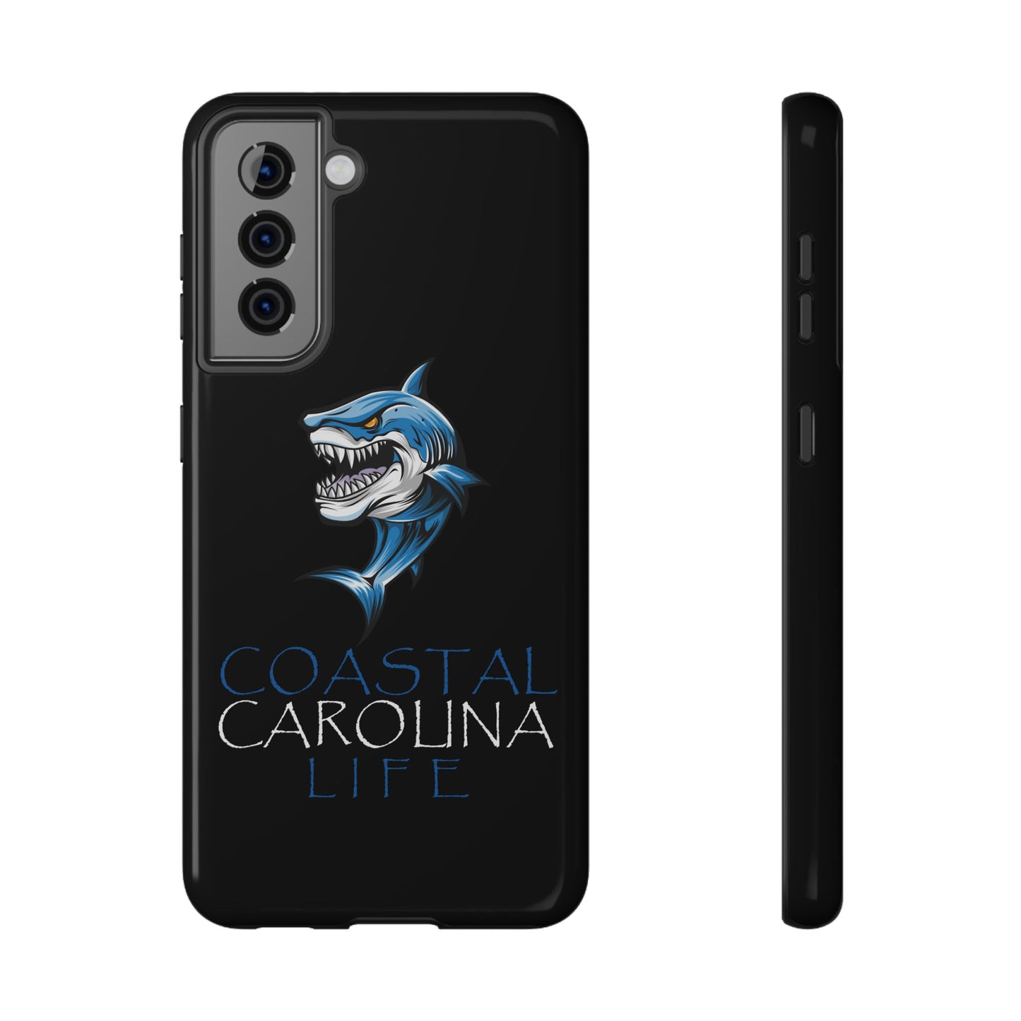 Impact-Resistant Phone Case - iPhone or Samsung - Shark