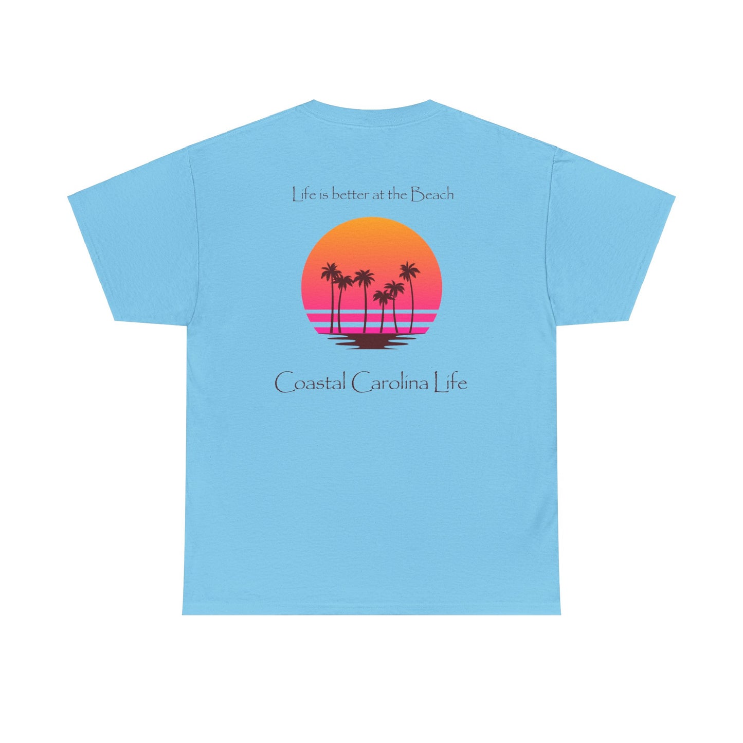 Women's Heavy Cotton T-Shirt - Life is better at the Beach