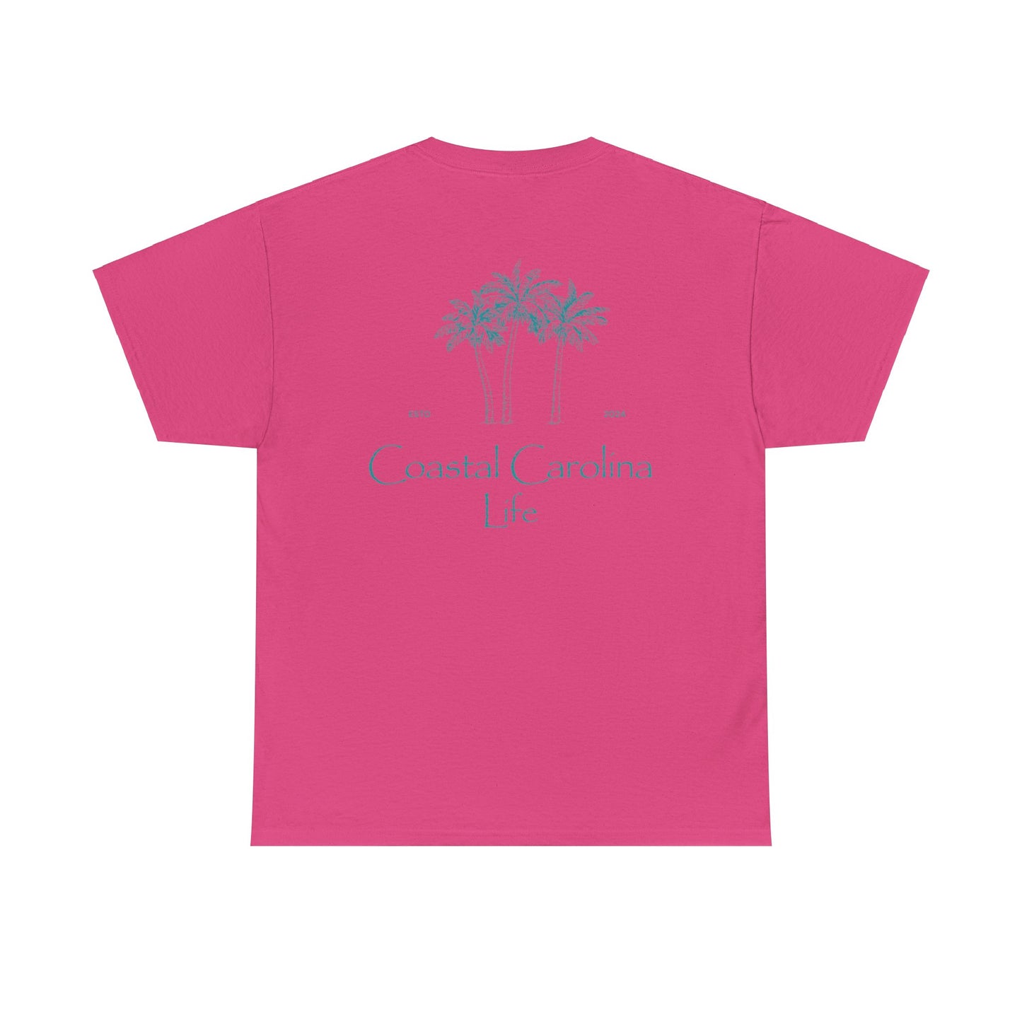 Women's Heavy Cotton T-Shirt - Palm Trees