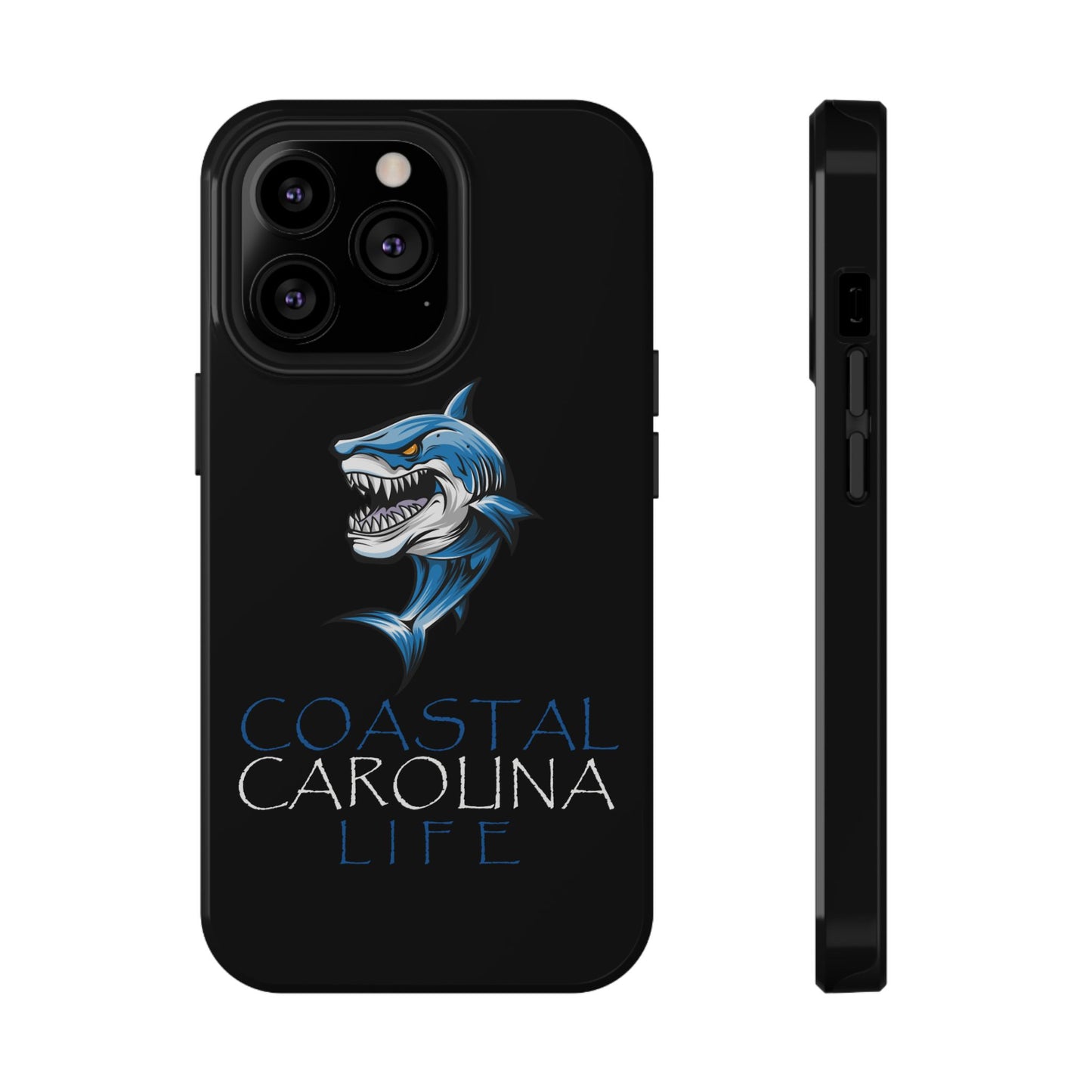Impact-Resistant Phone Case - iPhone or Samsung - Shark