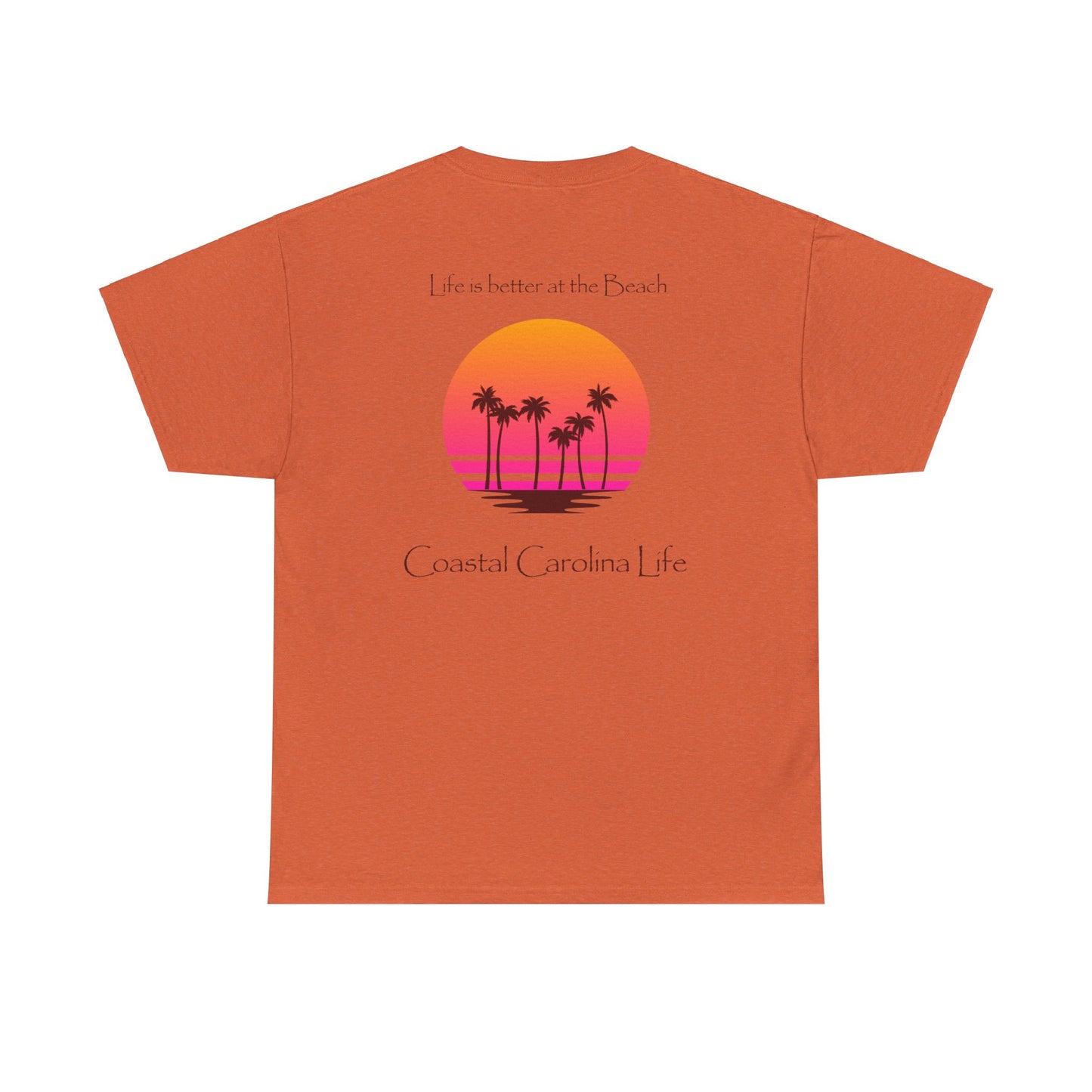 Women's Heavy Cotton T-Shirt - Life is better at the Beach