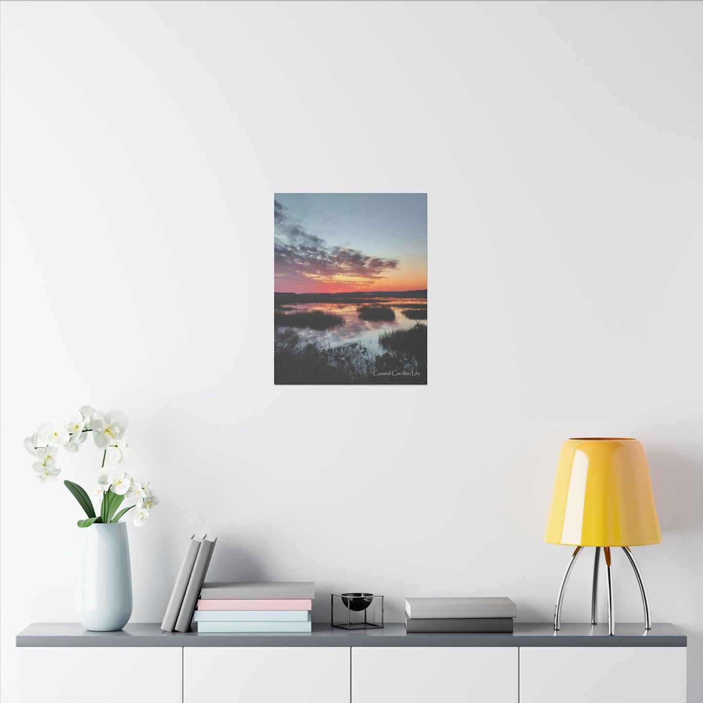 Marsh Sunset Coastal Carolina Canvas