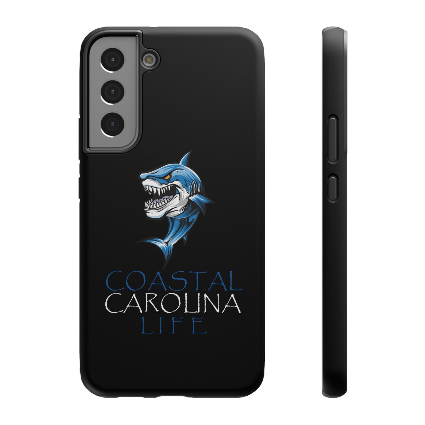 Impact-Resistant Phone Case - iPhone or Samsung - Shark
