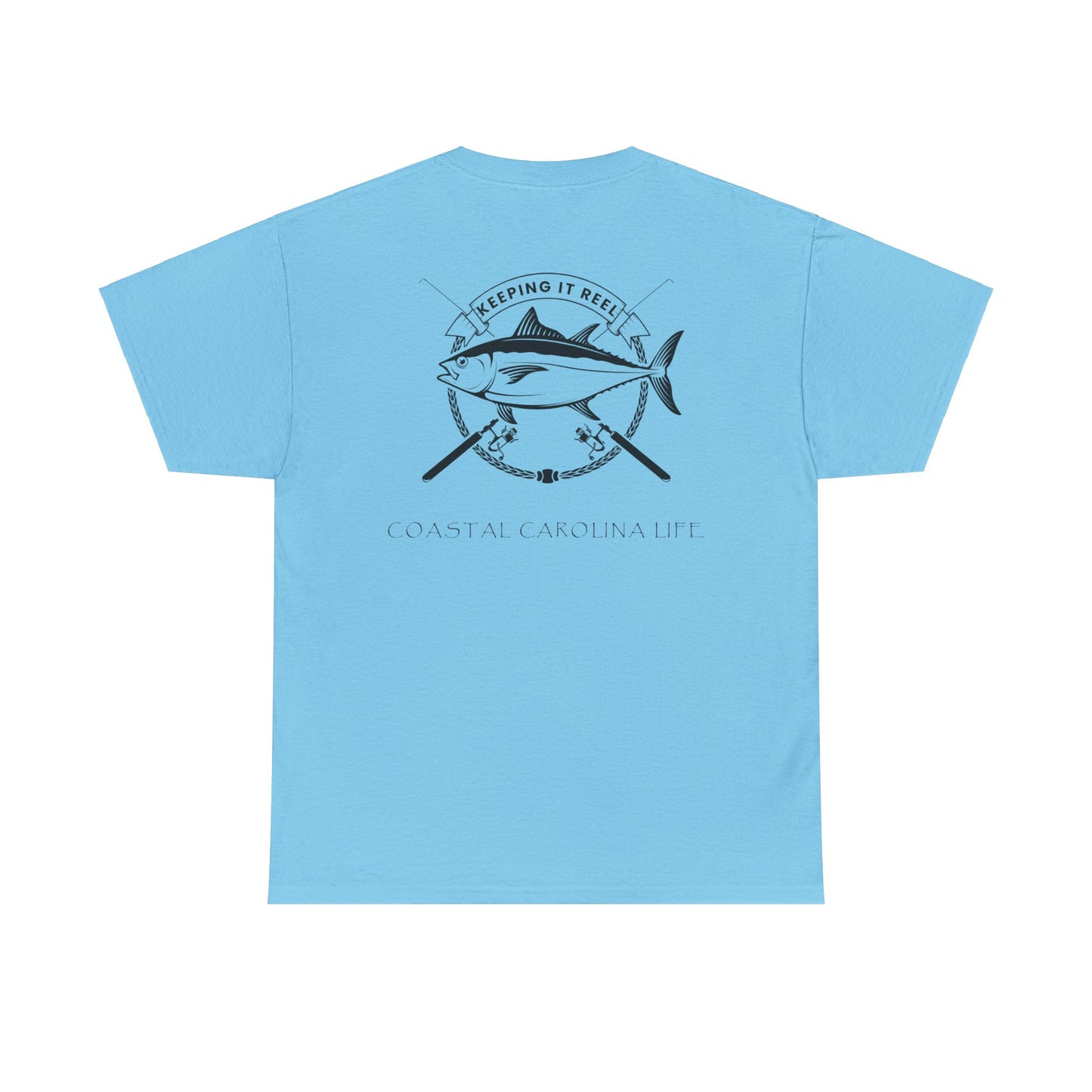 Men's Heavy Cotton T-Shirt - Keeping it Reel