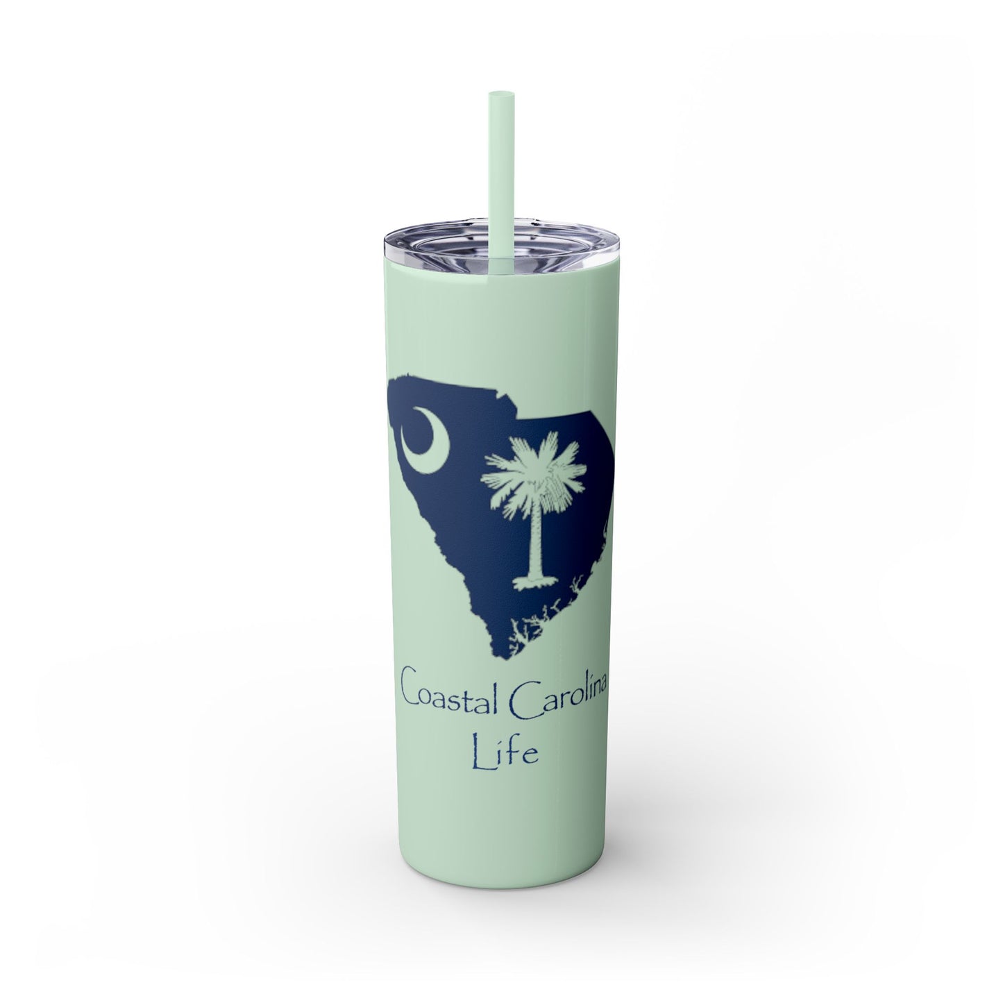 South Carolina Emblem Skinny Tumbler
