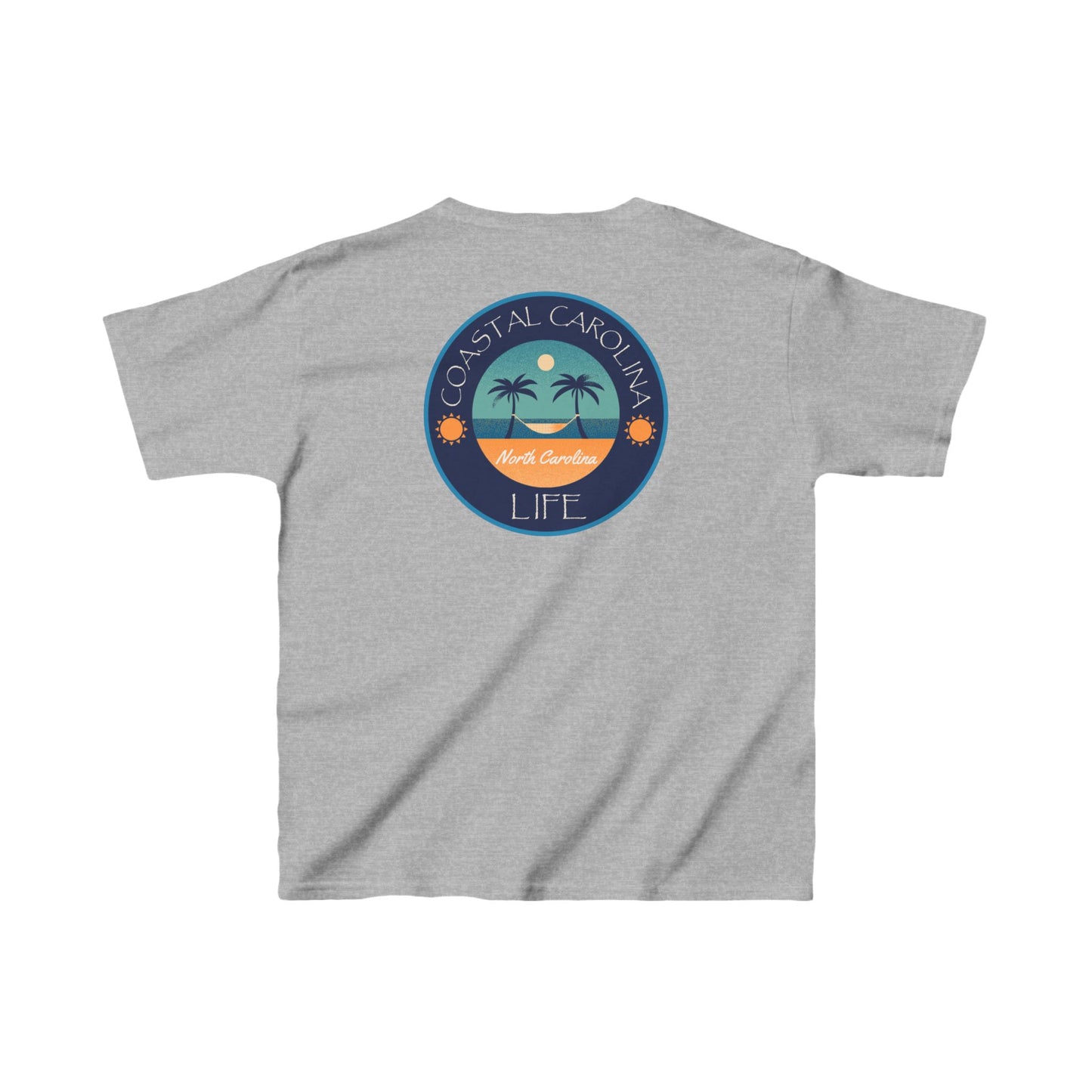North Carolina Kids Beach T-Shirt
