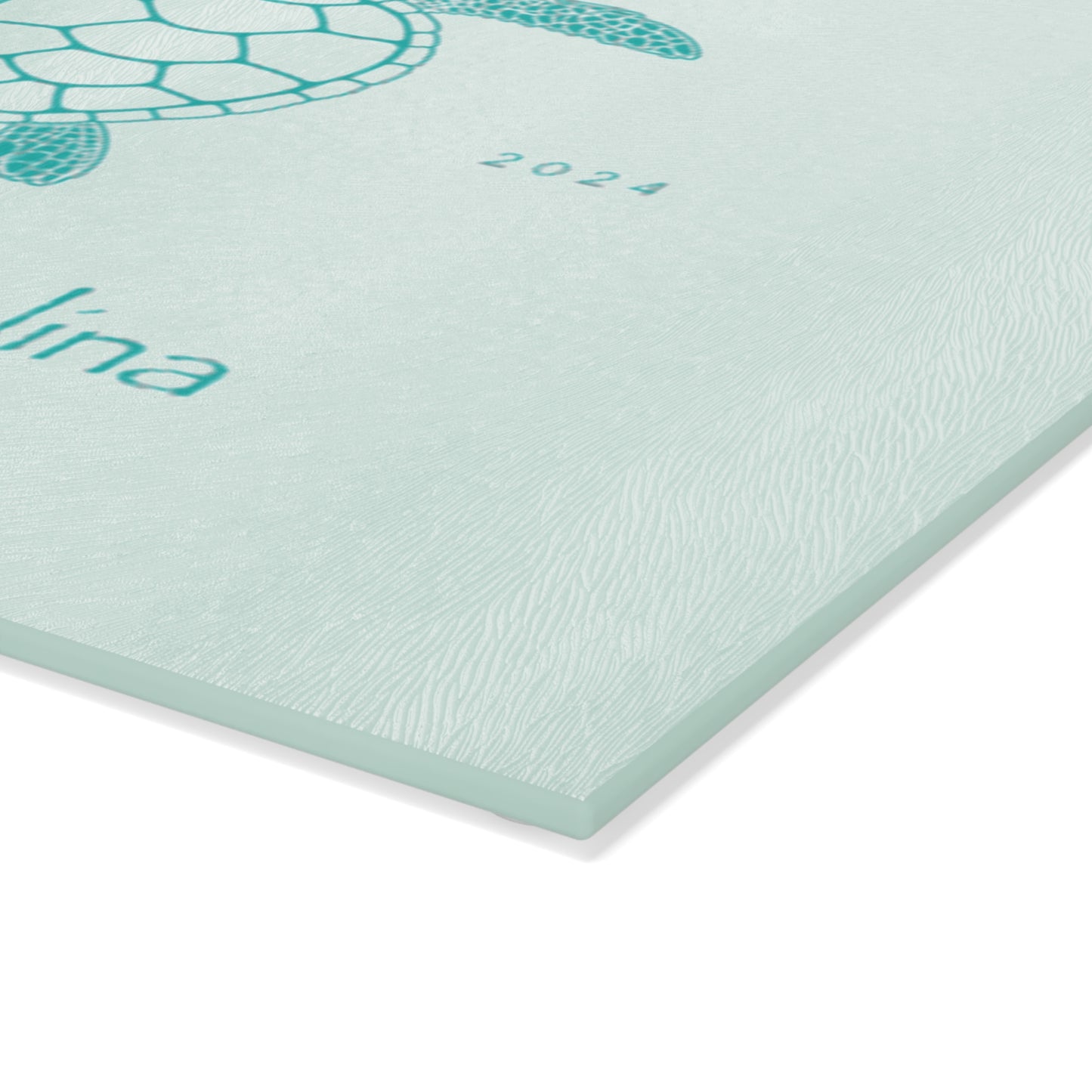 Sea Turtle Tempered Glass Cutting Board