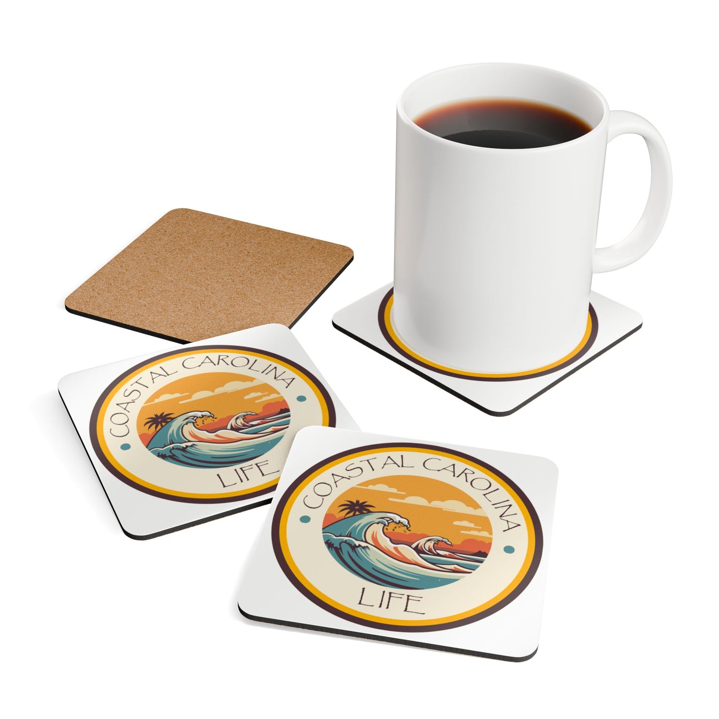 Waves Coastal Coaster Set