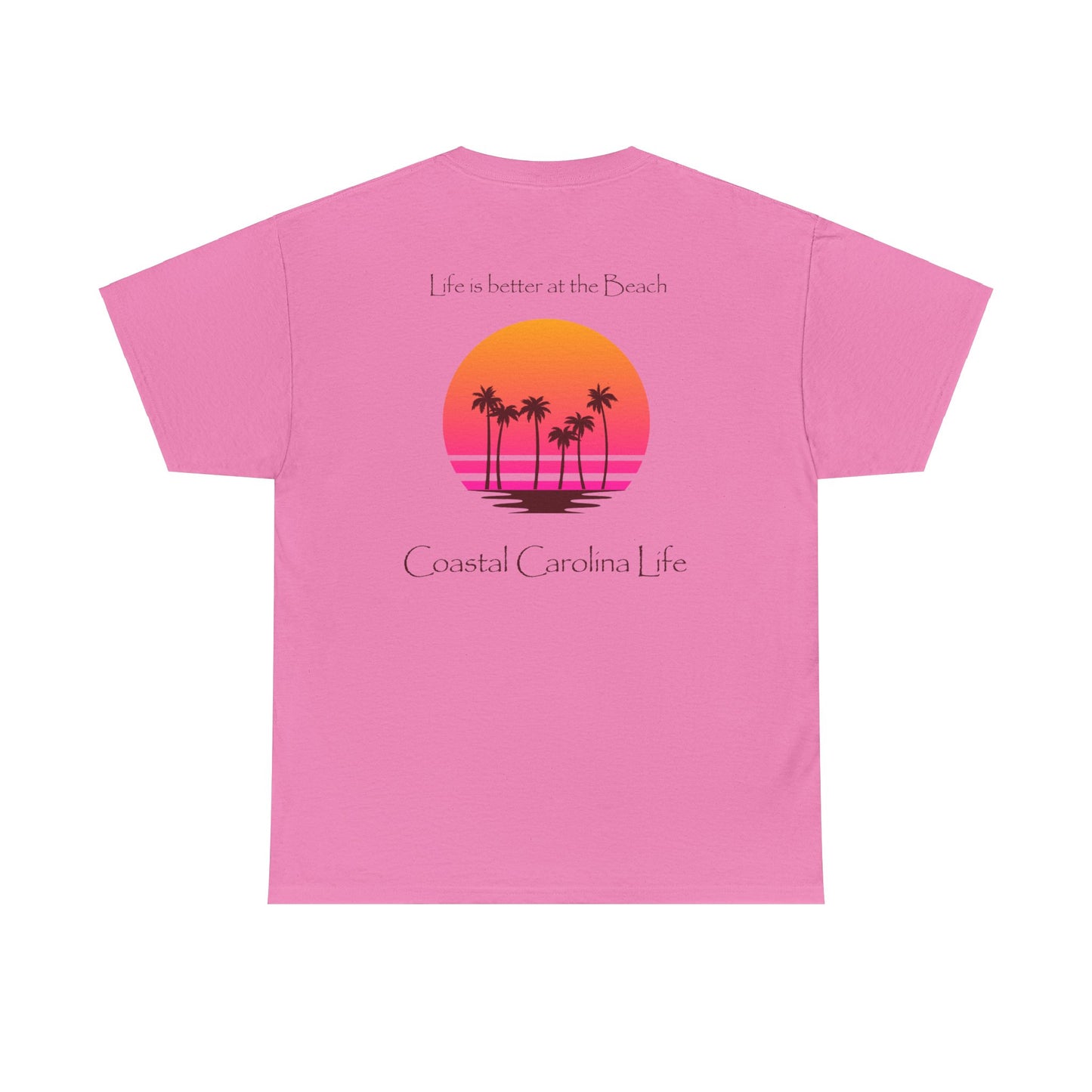 Women's Heavy Cotton T-Shirt - Life is better at the Beach