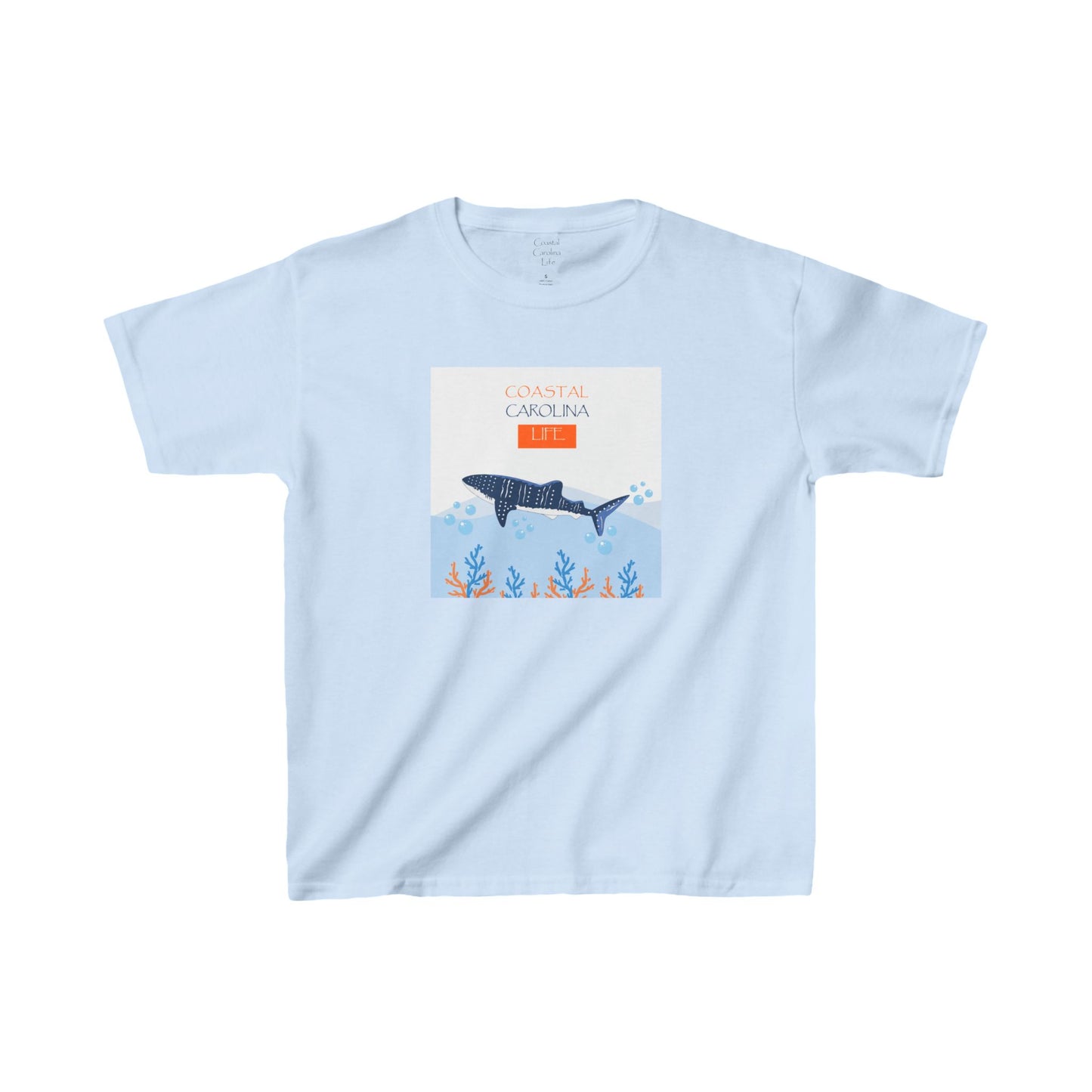 Swimming Shark Kids Beach T-Shirt