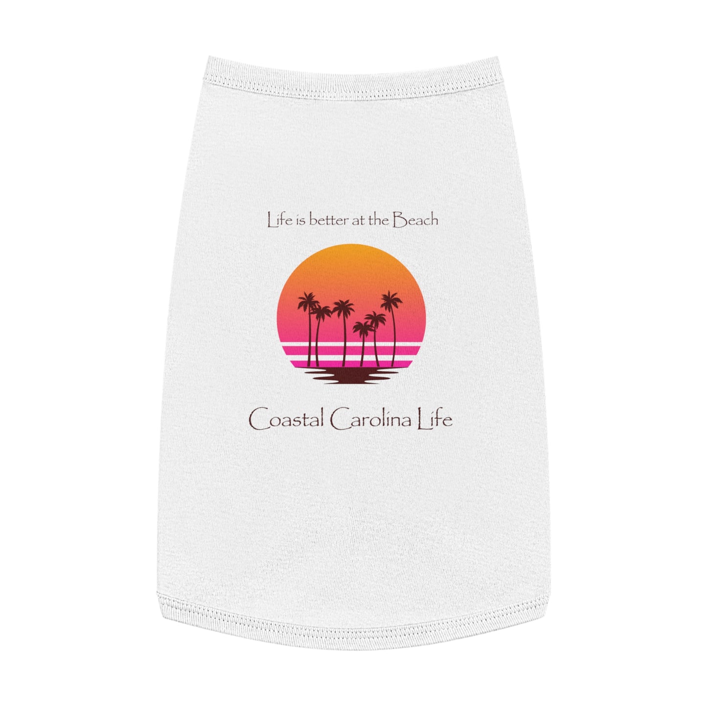 Life is better at the Beach Coastal Pet Shirt