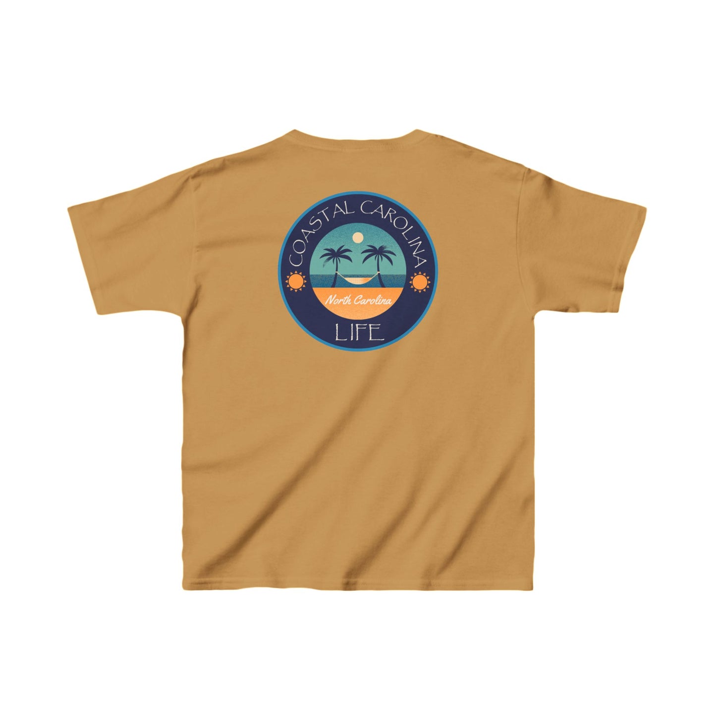 North Carolina Kids Beach T-Shirt