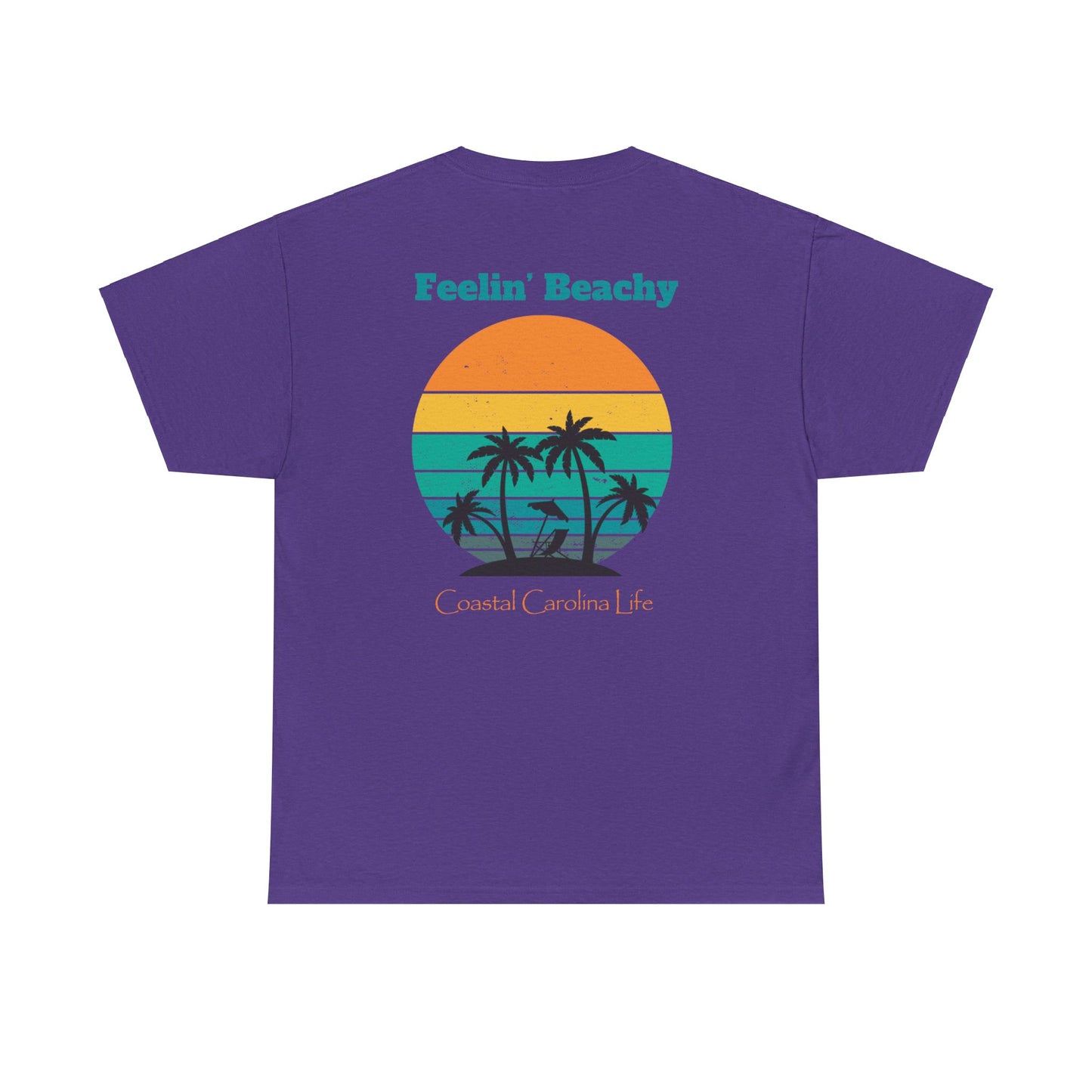 Women's Heavy Cotton T-Shirt - Feelin' Beachy