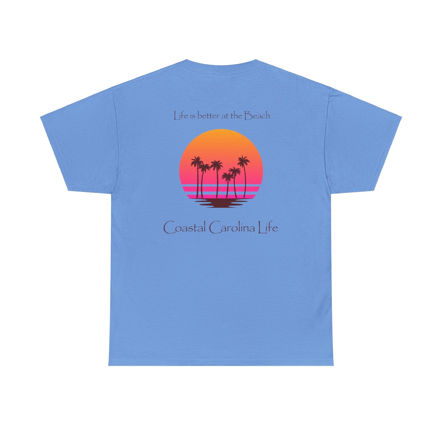 Women's Heavy Cotton T-Shirt - Life is better at the Beach