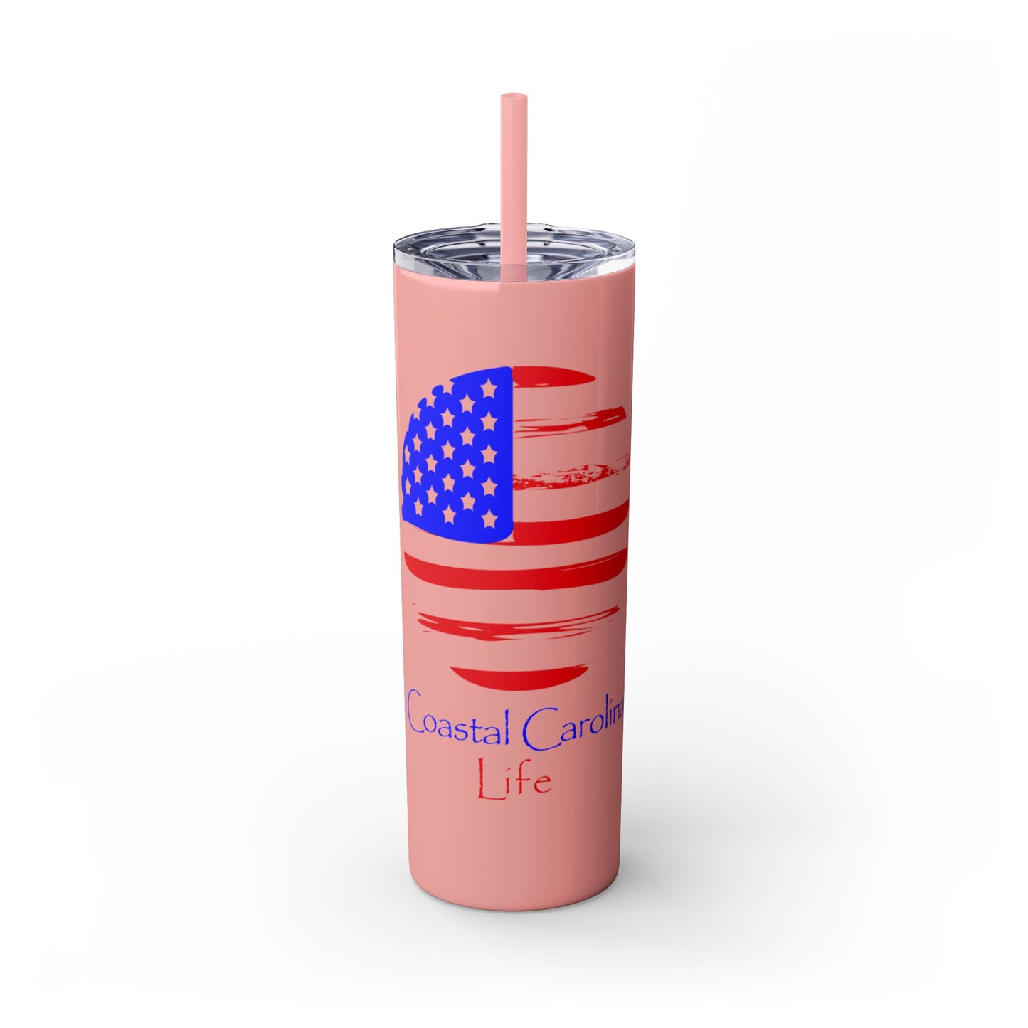 American Flag Skinny Tumbler