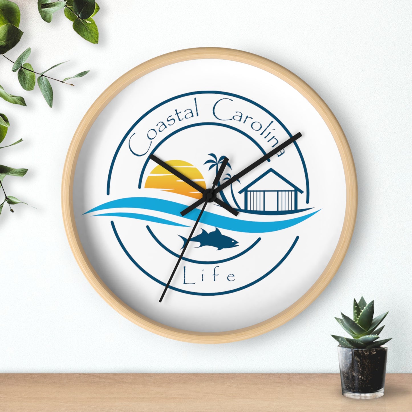 Coastal Carolina Lifestyle Coastal Carolina Wall Clock