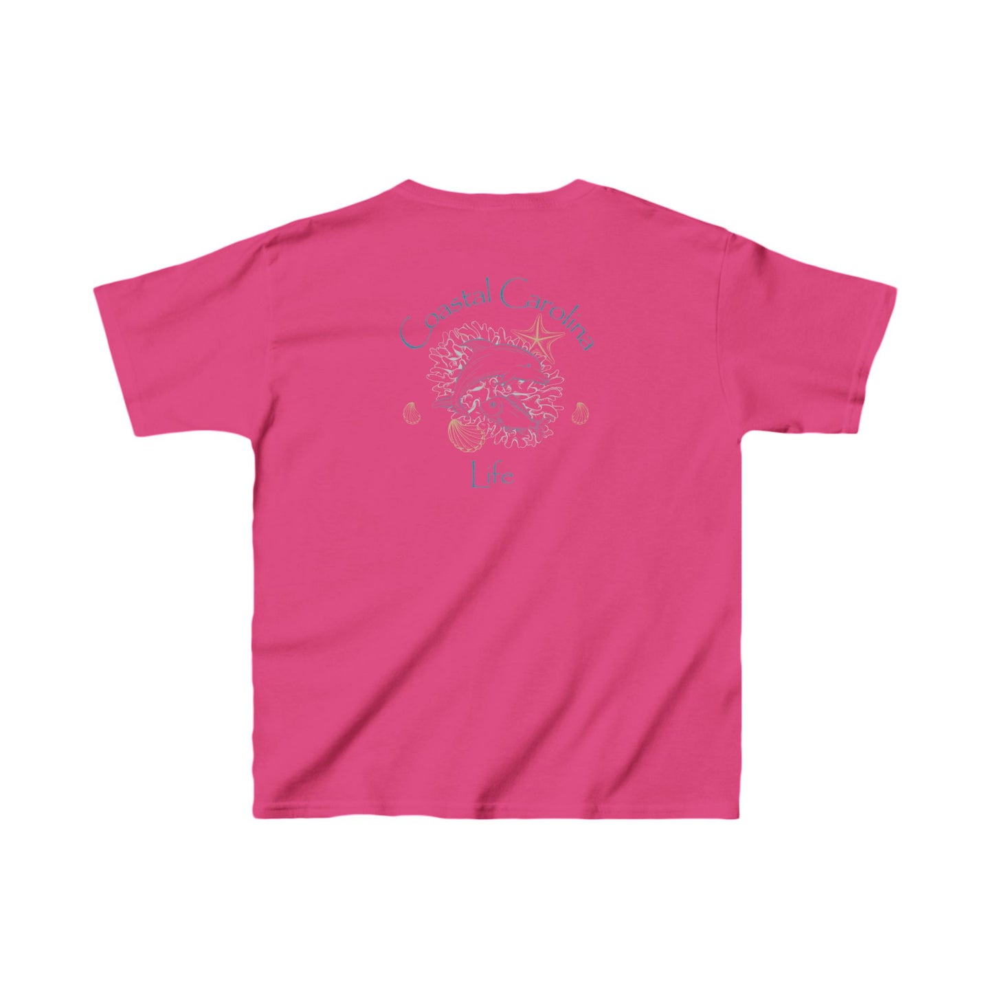 Dolphin and Fish Kids Beach T-Shirt