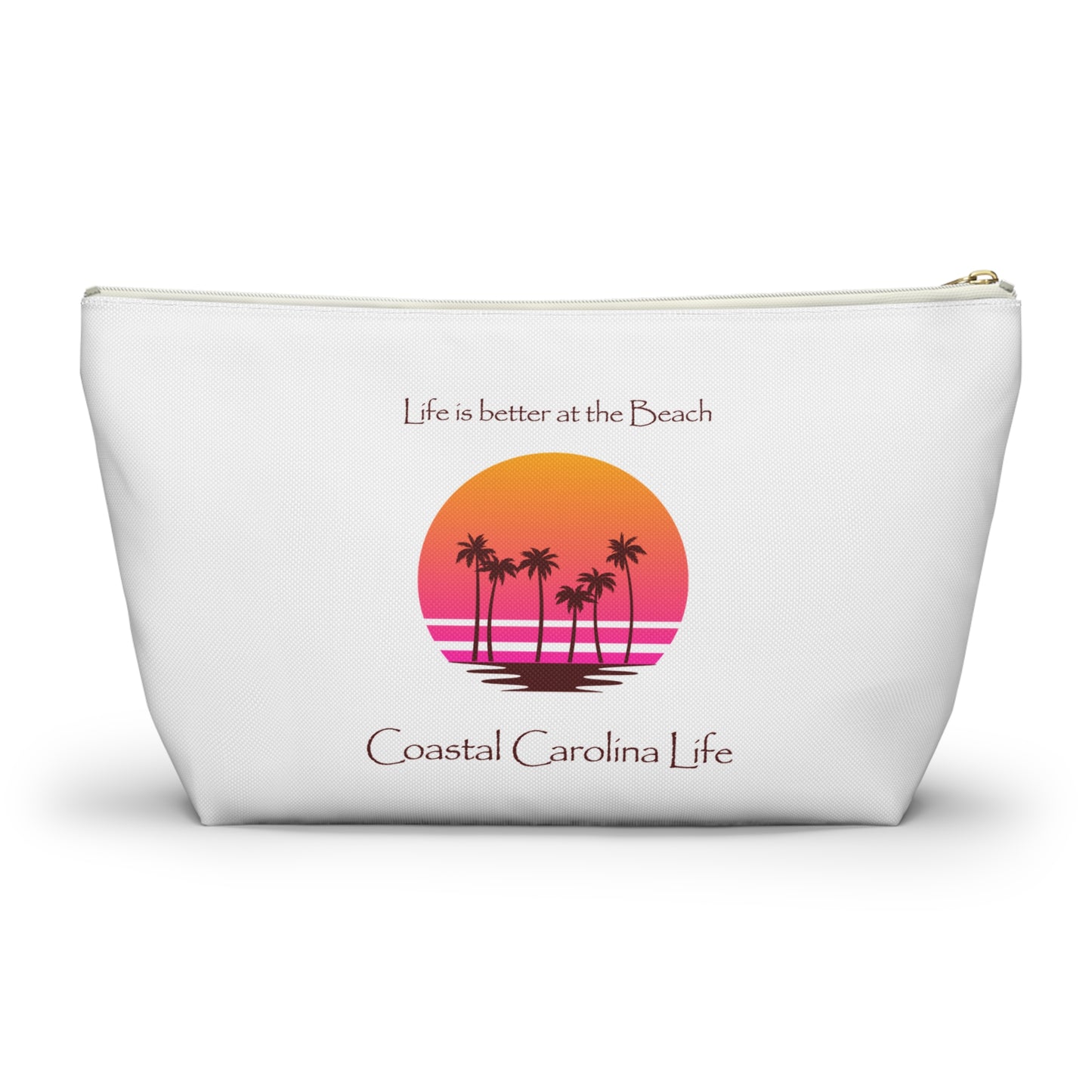 Life is better at the Beach Travel Accessory Pouch