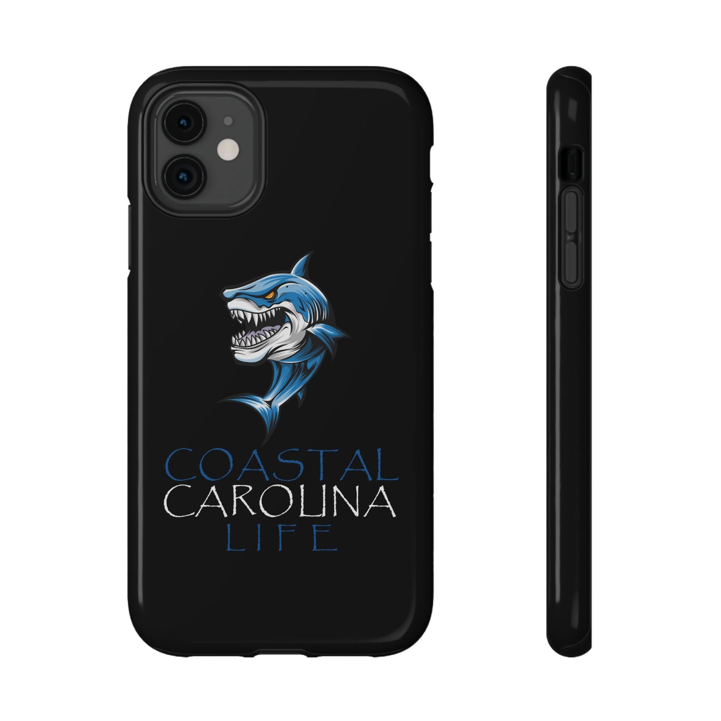 Impact-Resistant Phone Case - iPhone or Samsung - Shark
