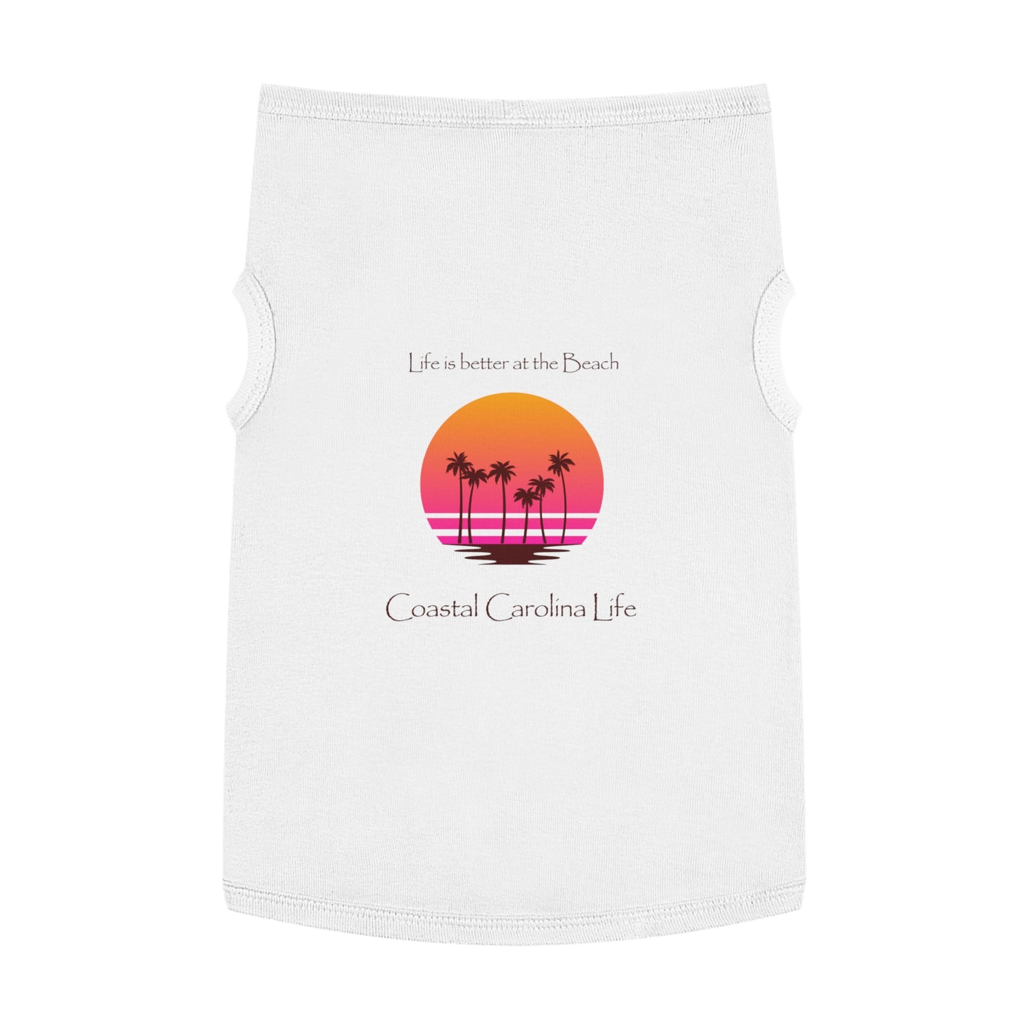 Life is better at the Beach Coastal Pet Shirt