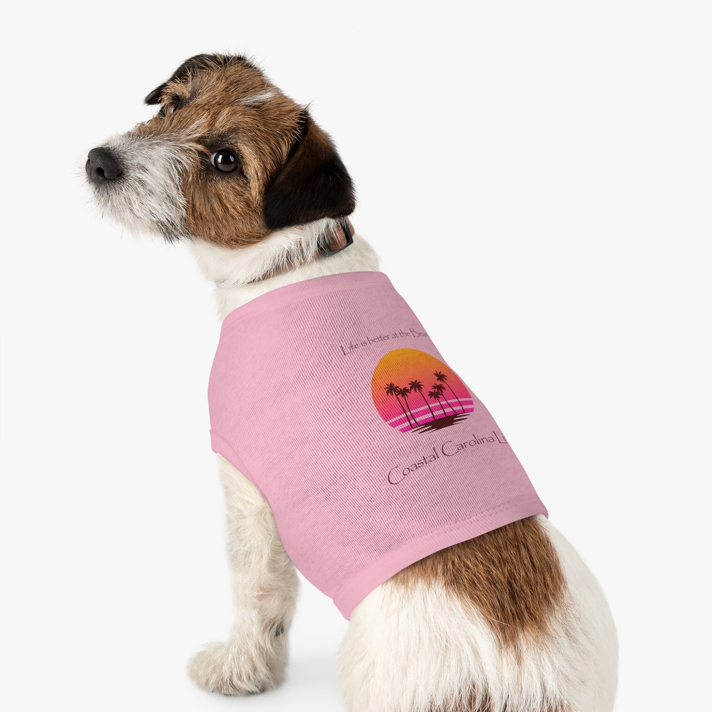 Life is better at the Beach Coastal Pet Shirt