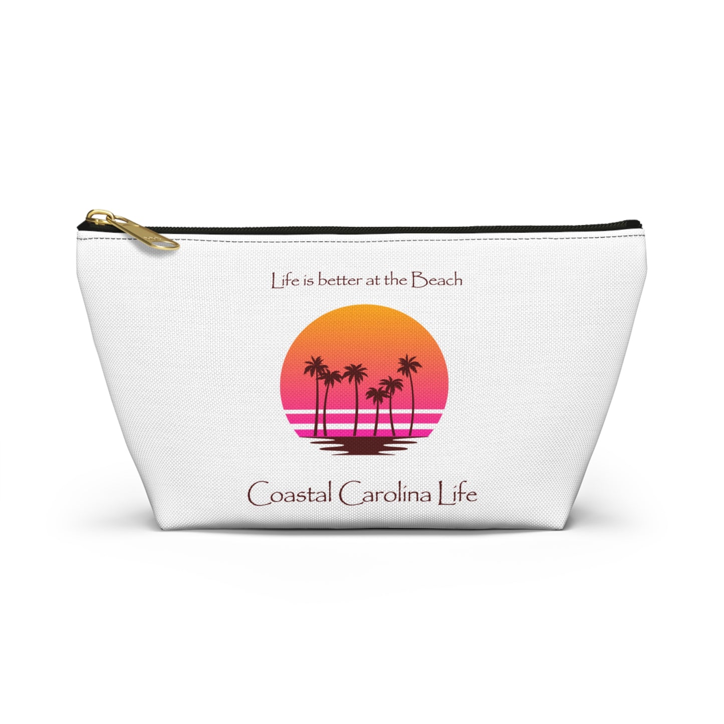 Life is better at the Beach Travel Accessory Pouch