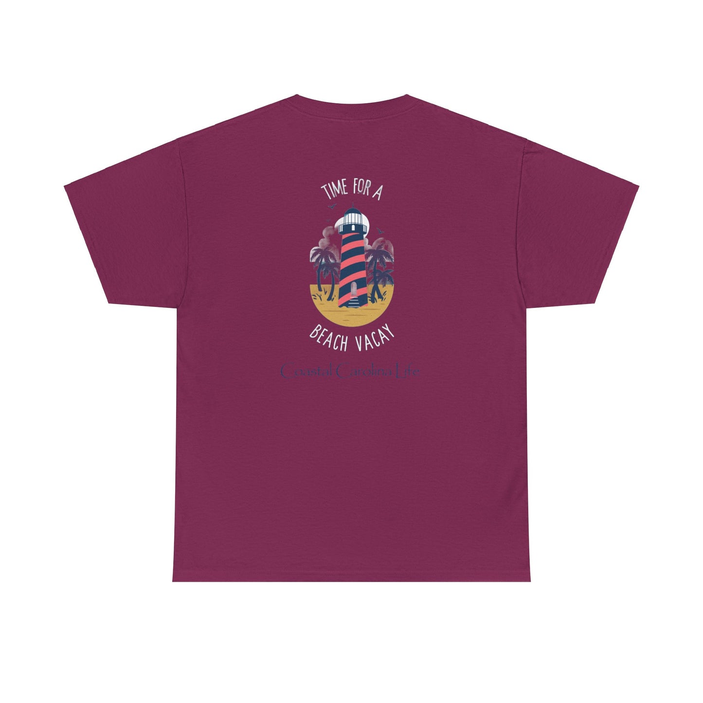 Women's Heavy Cotton T-Shirt - Time for a Beach Vacay