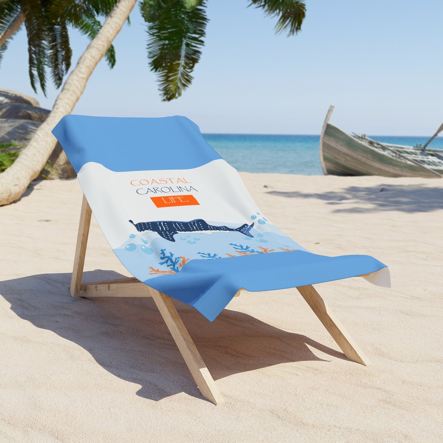 Shark Coastal Beach Towel