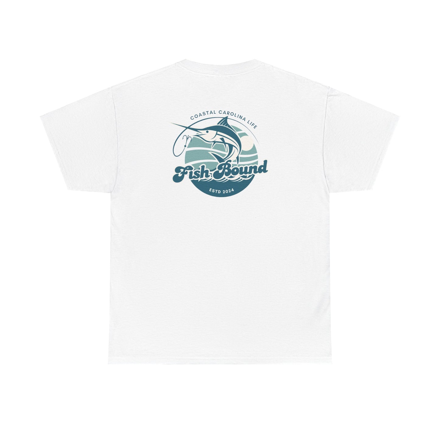 Men's Heavy Cotton T-Shirt - Fish Bound