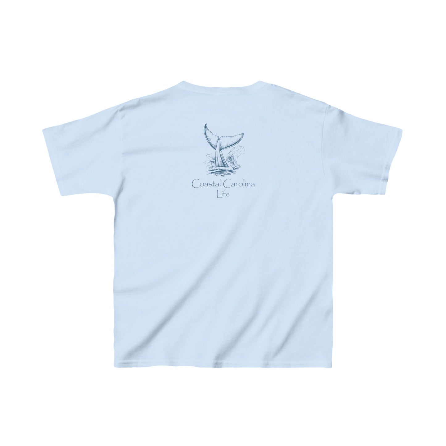 Whale Tail Kids Beach T-Shirt