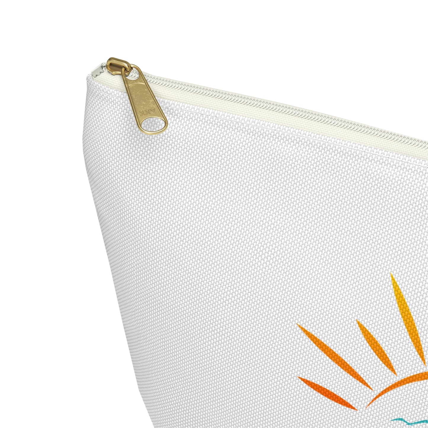 Palm Tree and Sun Rays Travel Accessory Pouch